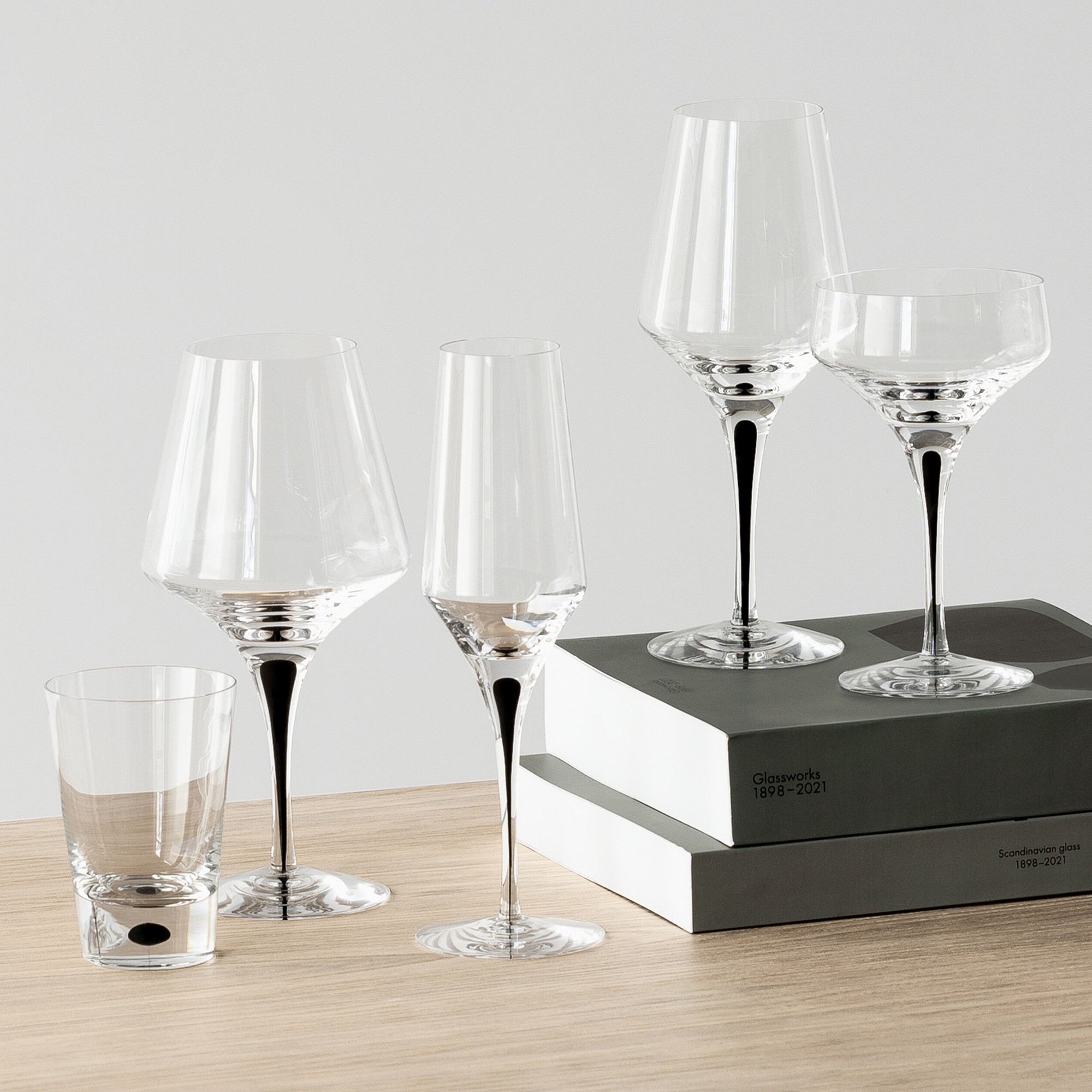 Orrefors Metropol Coupe Glasses, Set of 2