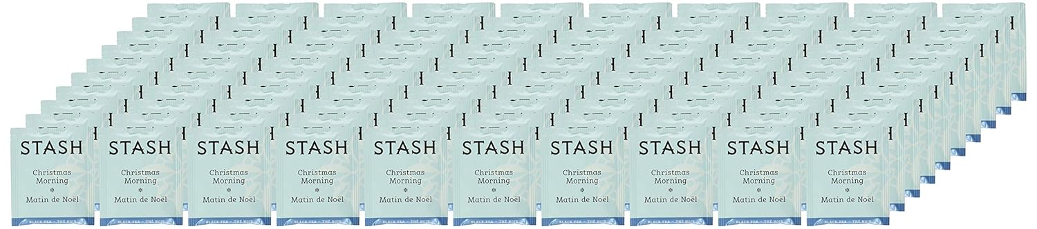 Stash Tea Double Bergamot Earl Grey Black Tea, Box of 100 Tea Bags