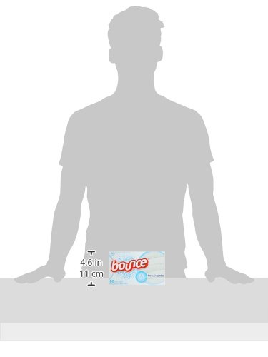 Bounce Free & Gentle Dryer Sheets, 240 Sheets, Unscented Fabric Softener Sheets, Hypoallergenic and Dermatologist Tested