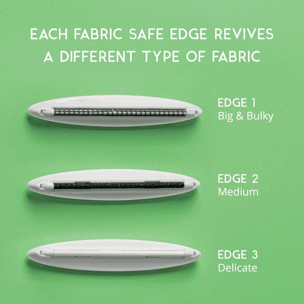 GLEENER Battery-Free Fabric Shaver & Lint Brush | Ultimate Fuzz Remover | Adjustable Depiller Lint Remover for Clothing & Furniture (Slate Blue)