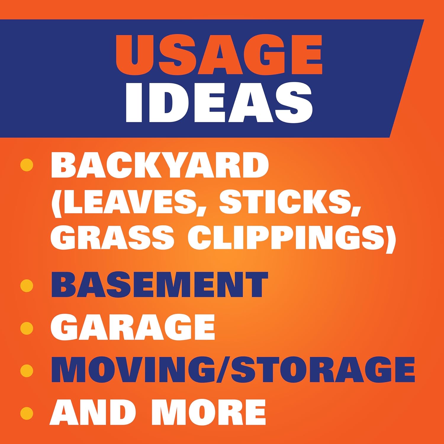 Hefty Ultra Strong Lawn and Leaf Large Trash Bags, 39 Gallon, 16 Count