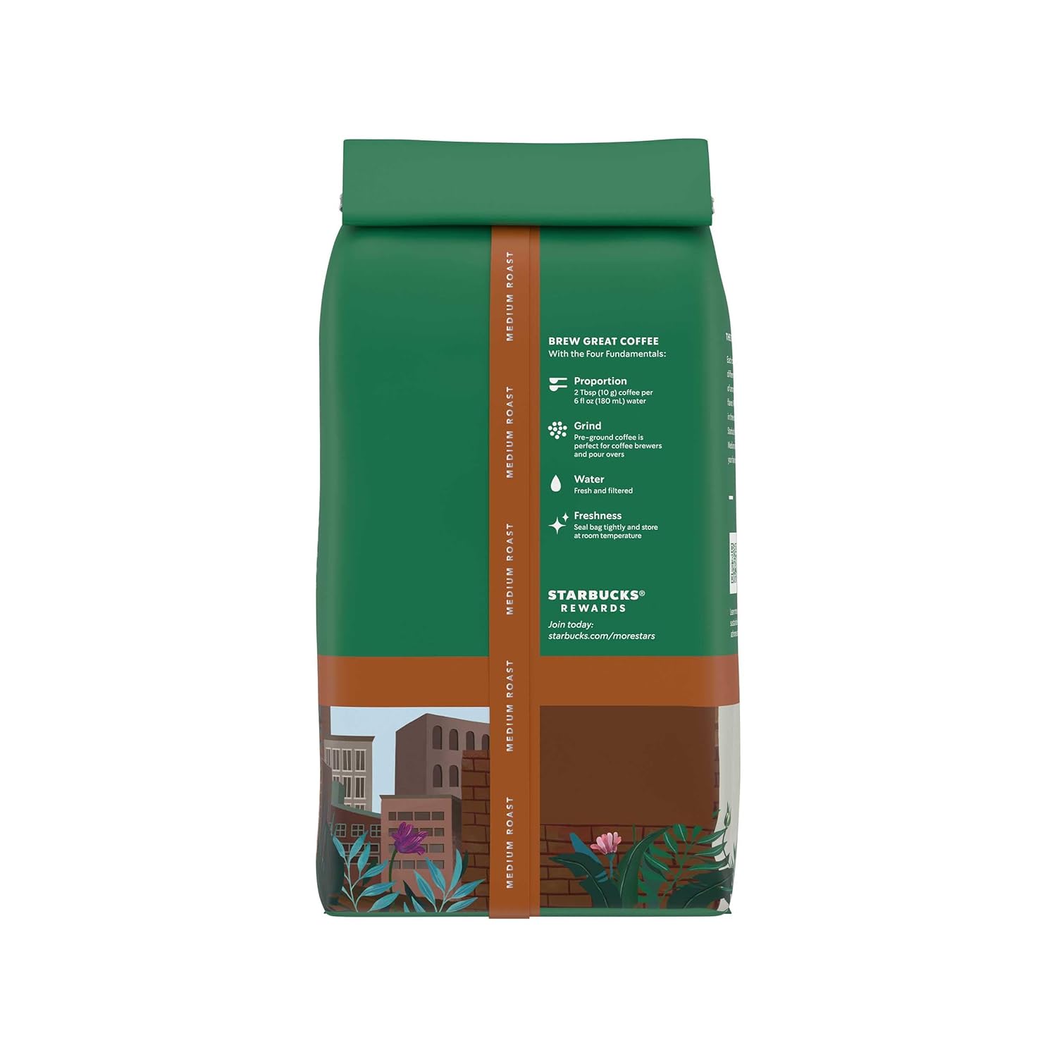 Starbucks Ground Coffee, Medium Roast Coffee, Pike Place Roast, 100% Arabica, 1 Bag (28 Oz)