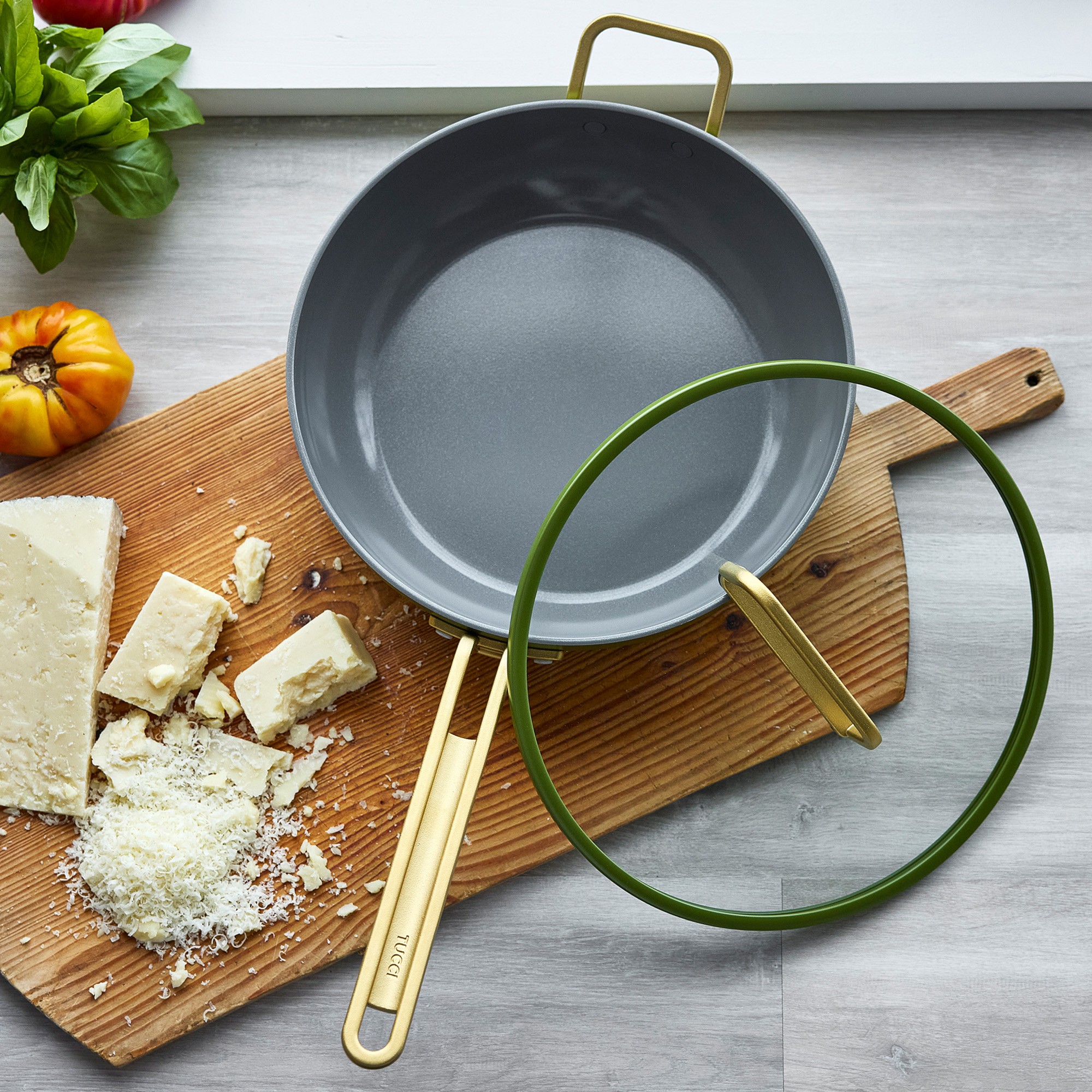 GreenPan™ Stanley Tucci™ Ceramic Nonstick Junior Essential Stanley Pan, 4 1/2-Qt.