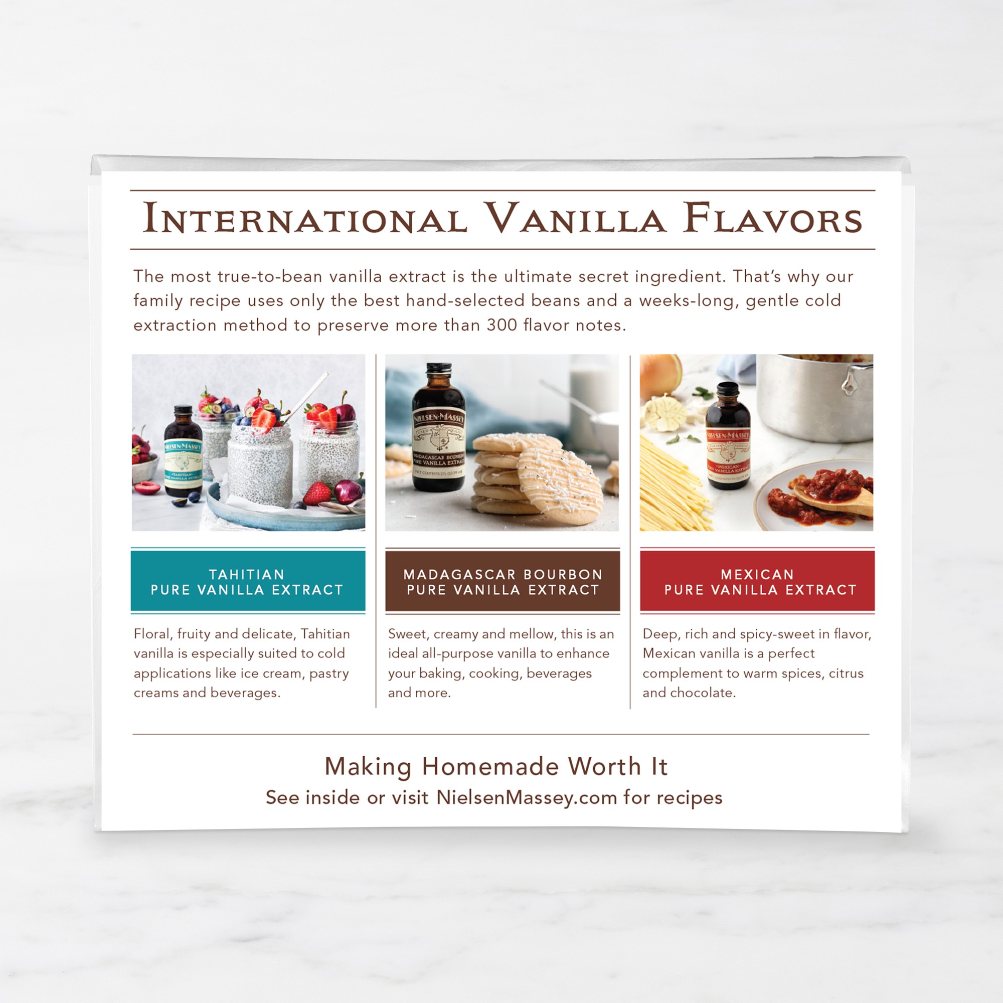 Nielsen-Massey World Vanilla Extract, Set of 3