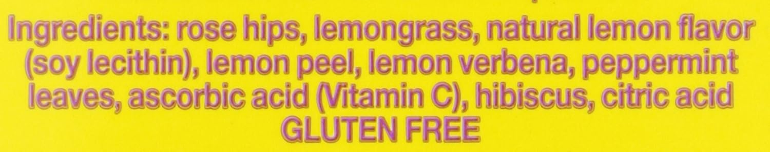 Bigelow Tea Lemon Ginger plus Probiotics Herbal Tea, Caffeine Free Tea with Lemon and Ginger, 18 Count Box (Pack of 6), 108 Total Tea Bags