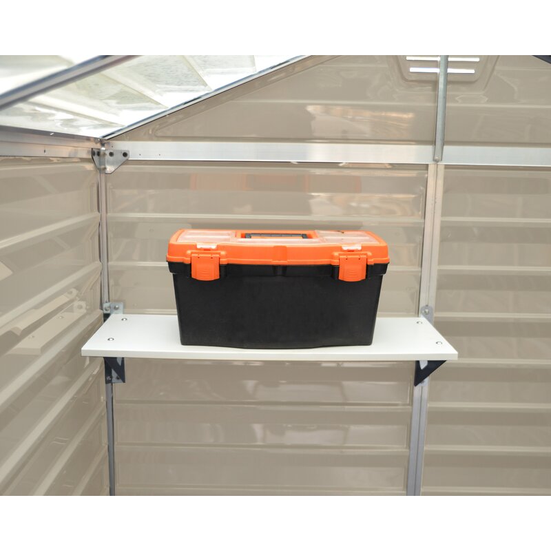 SkyLight? 7 ft. 5 in. W x 17 ft. 3 in. D Plastic Storage Shed