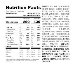 PEANUTS™ x Williams Sonoma Halloween Pumpkin Chocolate Chip Pancake & Waffle Mix