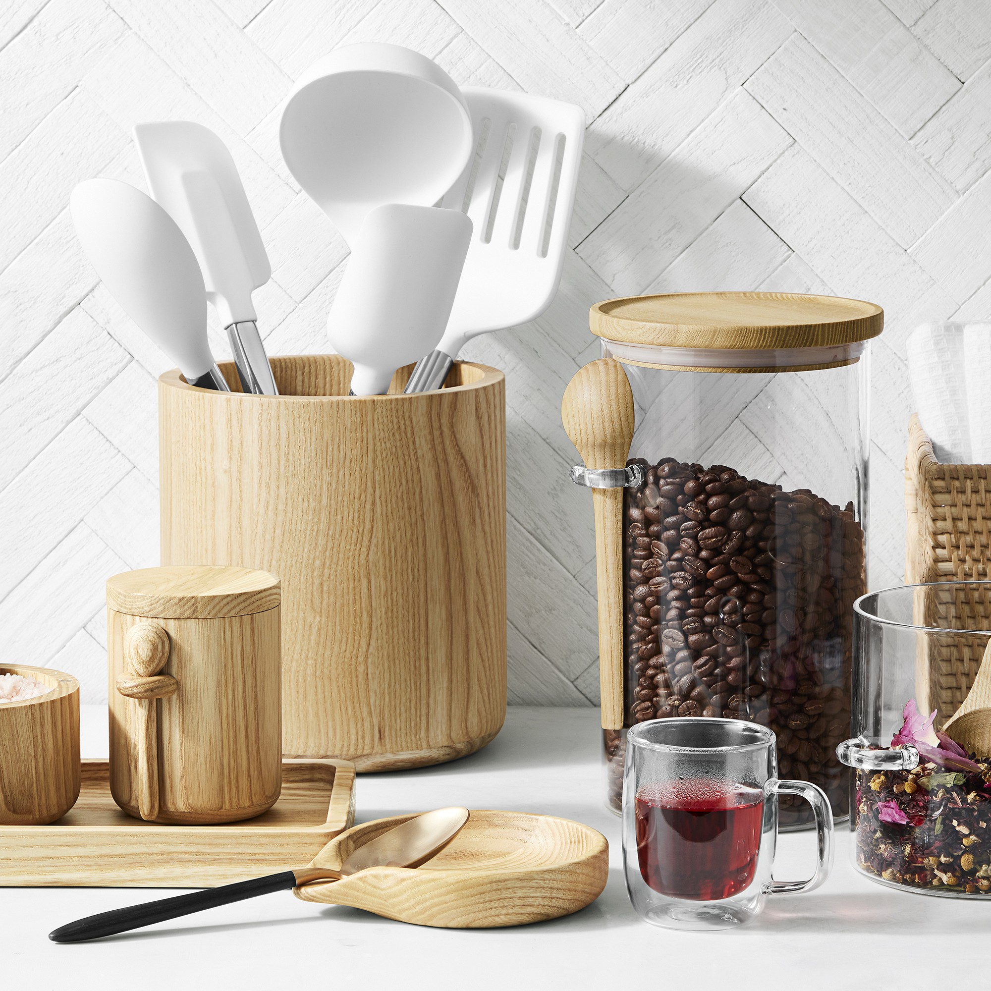 Hold Everything Coffee & Tea Stackable Canisters