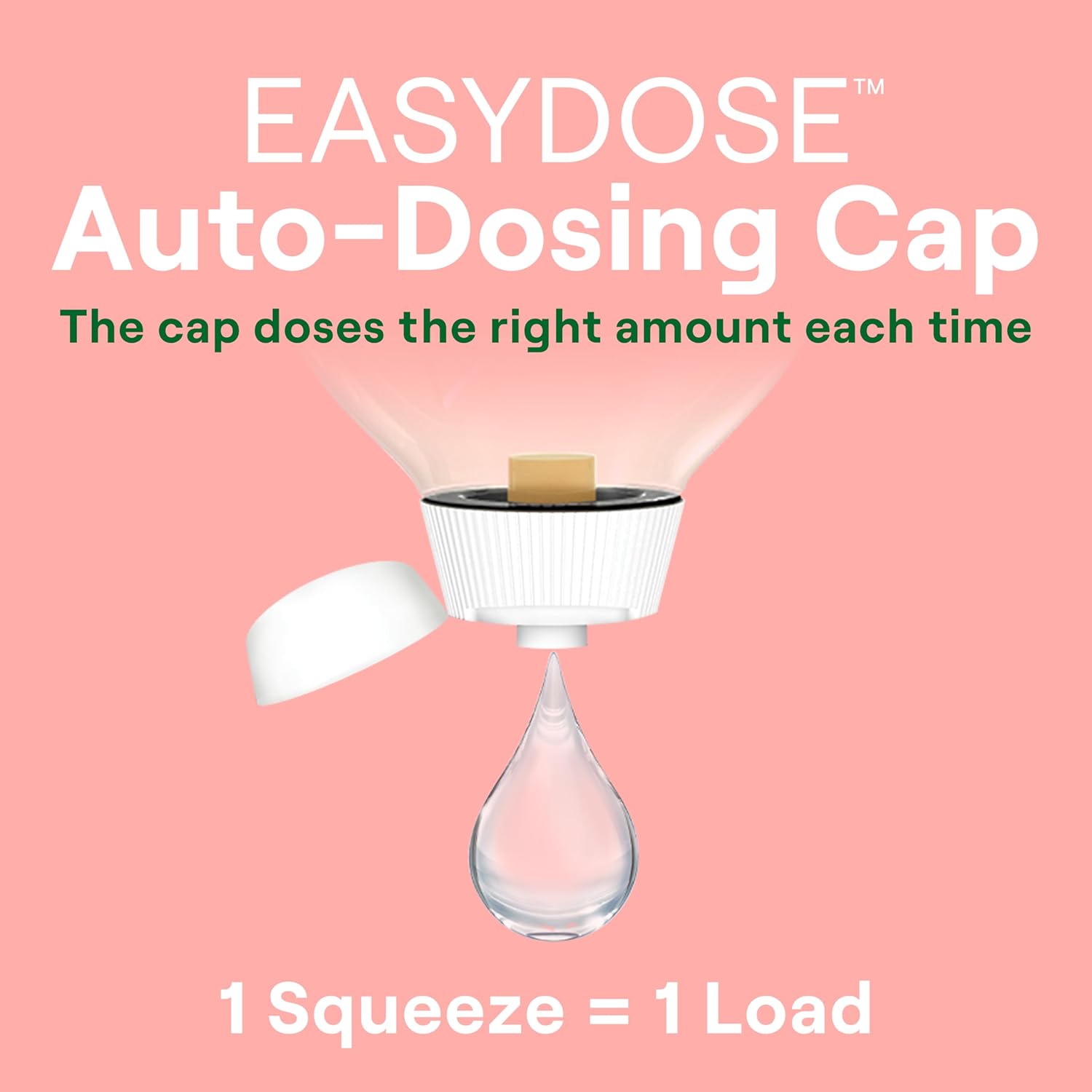 Seventh Generation EasyDose Laundry Detergent, Ultra Concentrated: 66 Loads, Free & Clear Designed for Sensitive Skin, 23.1 Fl Oz