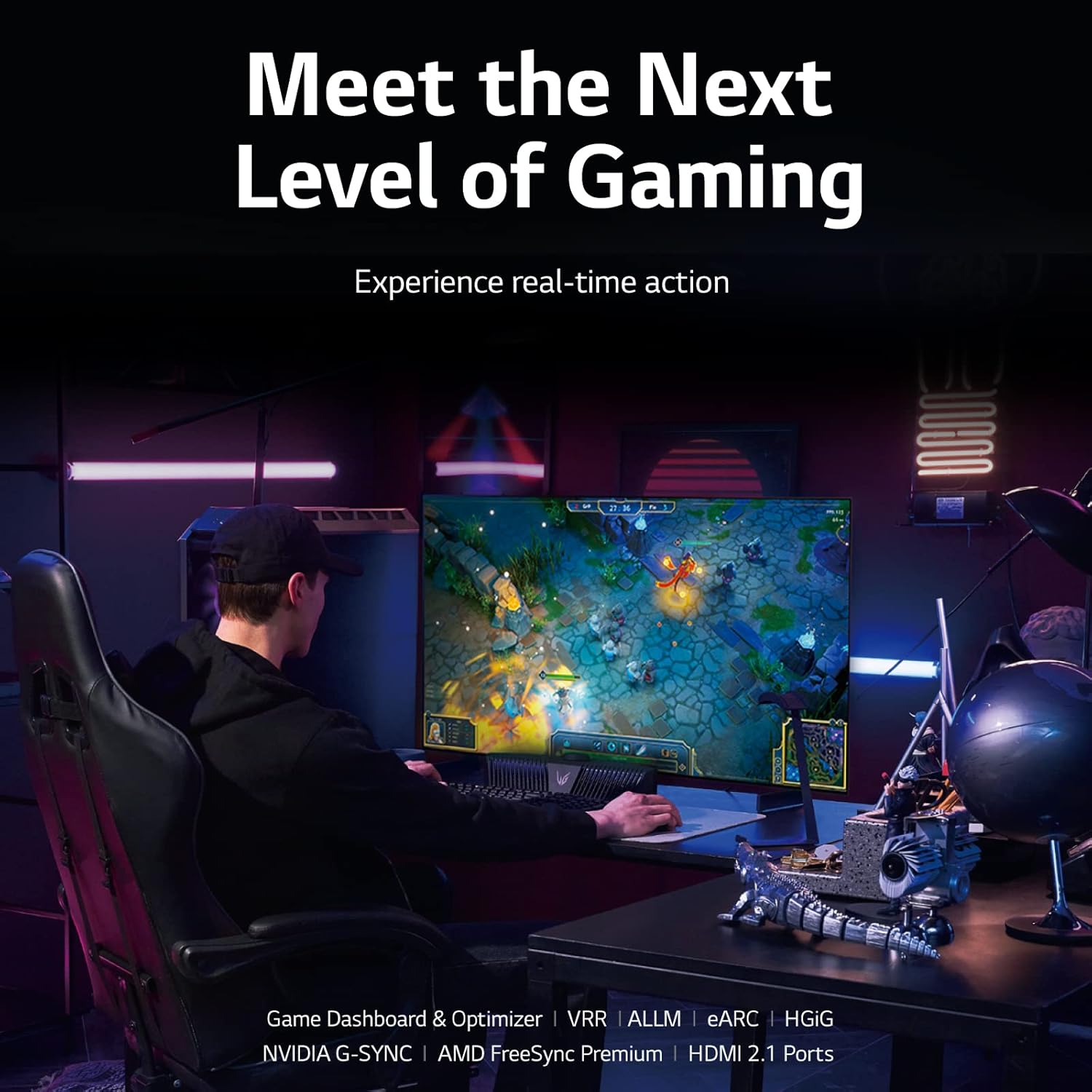 LG 97-Inch Class OLED evo Gallery Edition G2 Series Alexa Built-in 4K Smart TV, 120Hz Refresh Rate, AI-Powered, Dolby Vision IQ and Atmos, WiSA Ready, Cloud Gaming (OLED97G2PUA, 2022)