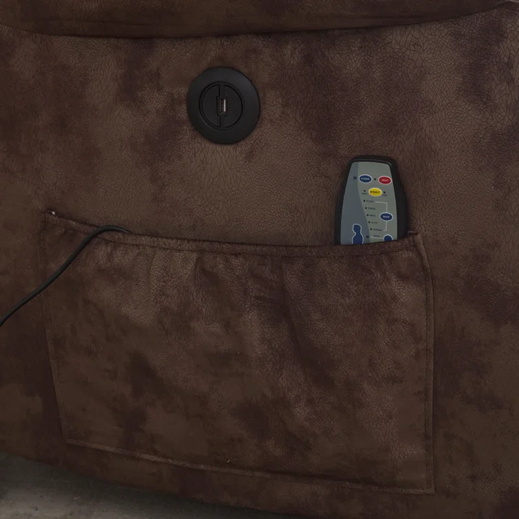 41'' Oversized Power Lift Chair - Heated Massage Electric Recliner with Super Soft Padding