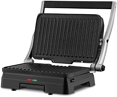 Cuisinart Panini Press, Stainless Steel Griddler, Sandwich Maker & More, 5-IN-1, GR-4NP1