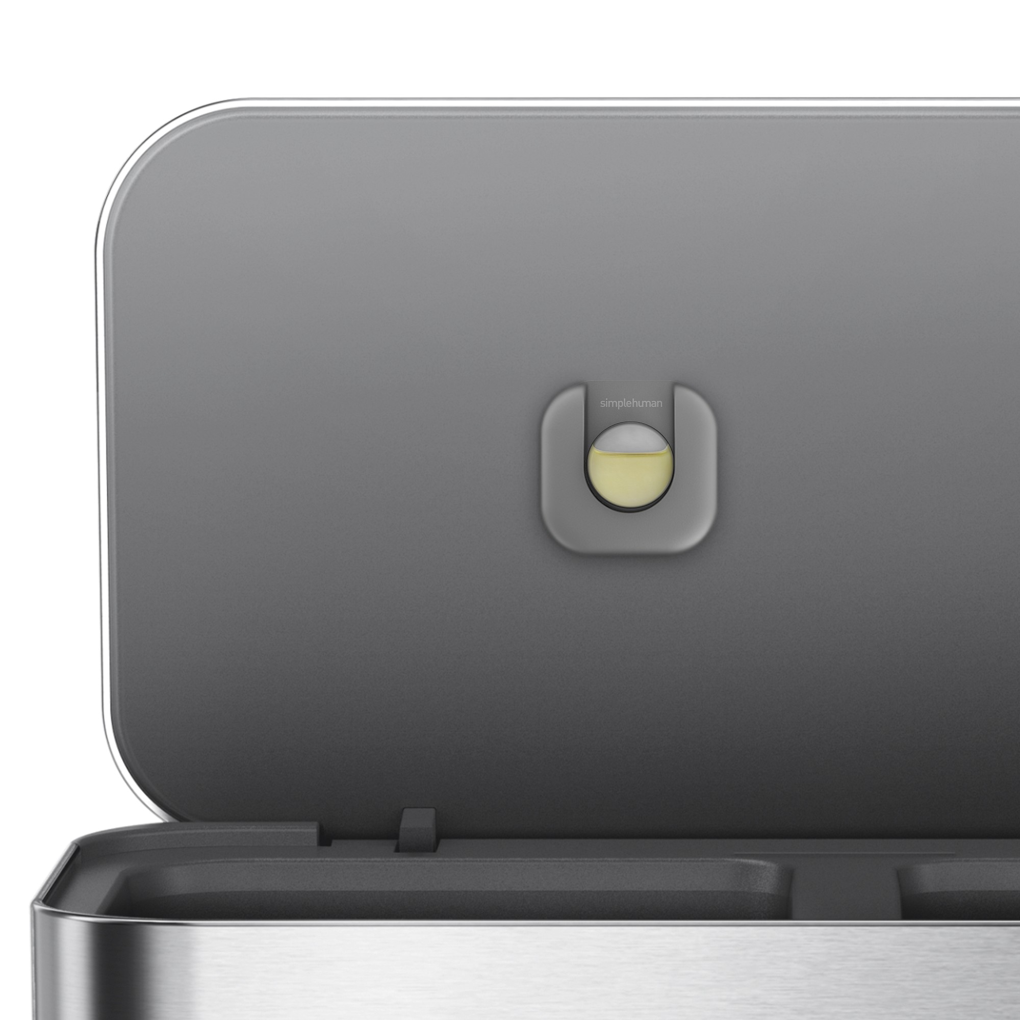 simplehuman™ Dual Compartment Step Can with Liner Pocket, 58L