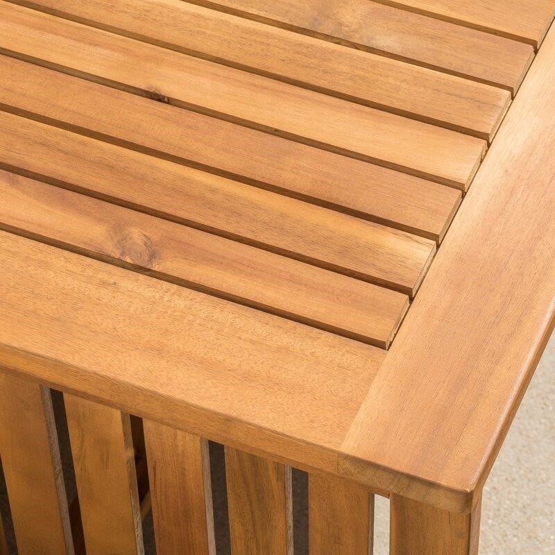 Solid Wood 8 - Person Seating Group with Cushions