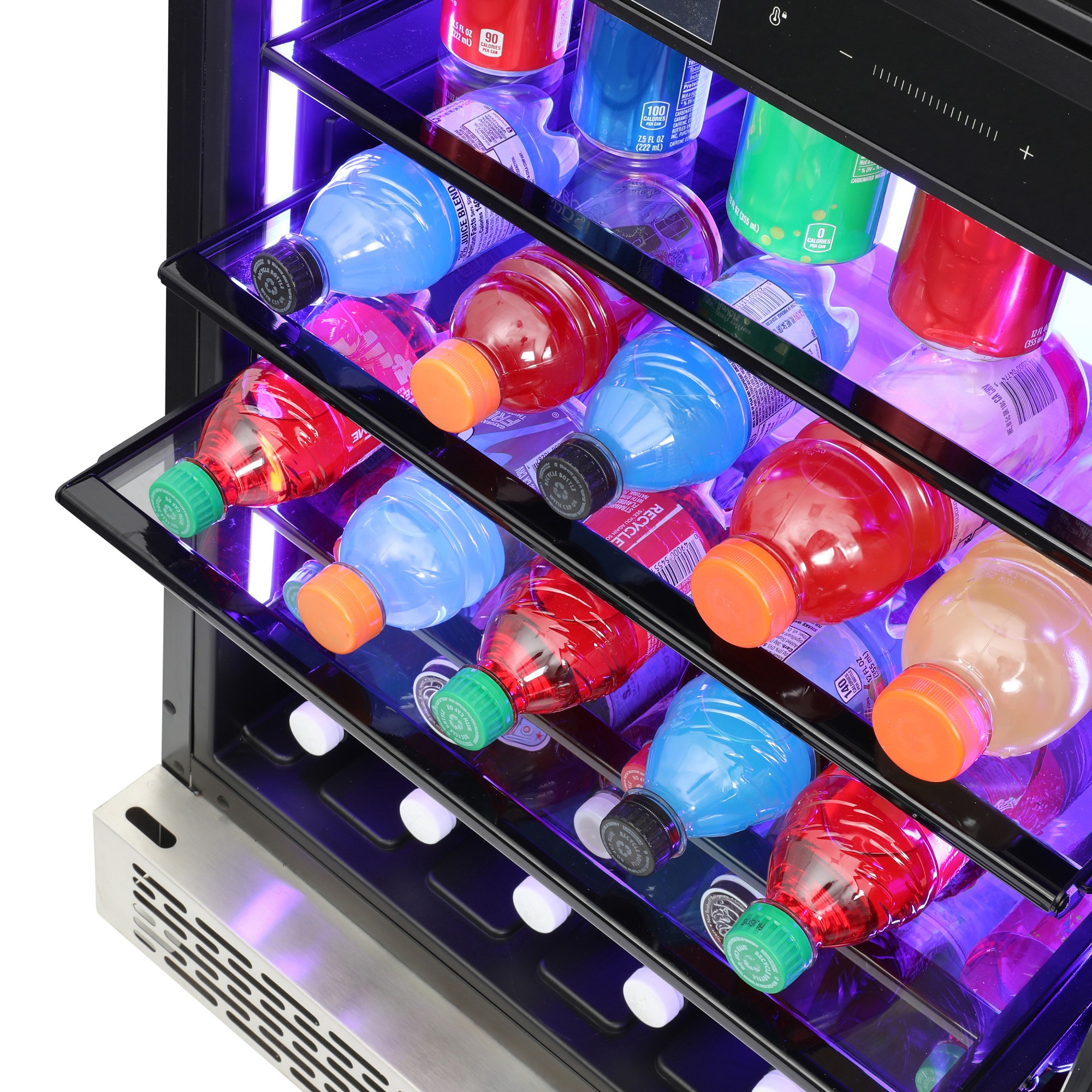 Vinoglow Backlit Undercounter Glass Beverage Cooler