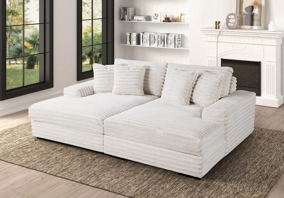 Comfy Upholstered Chaise Lounge