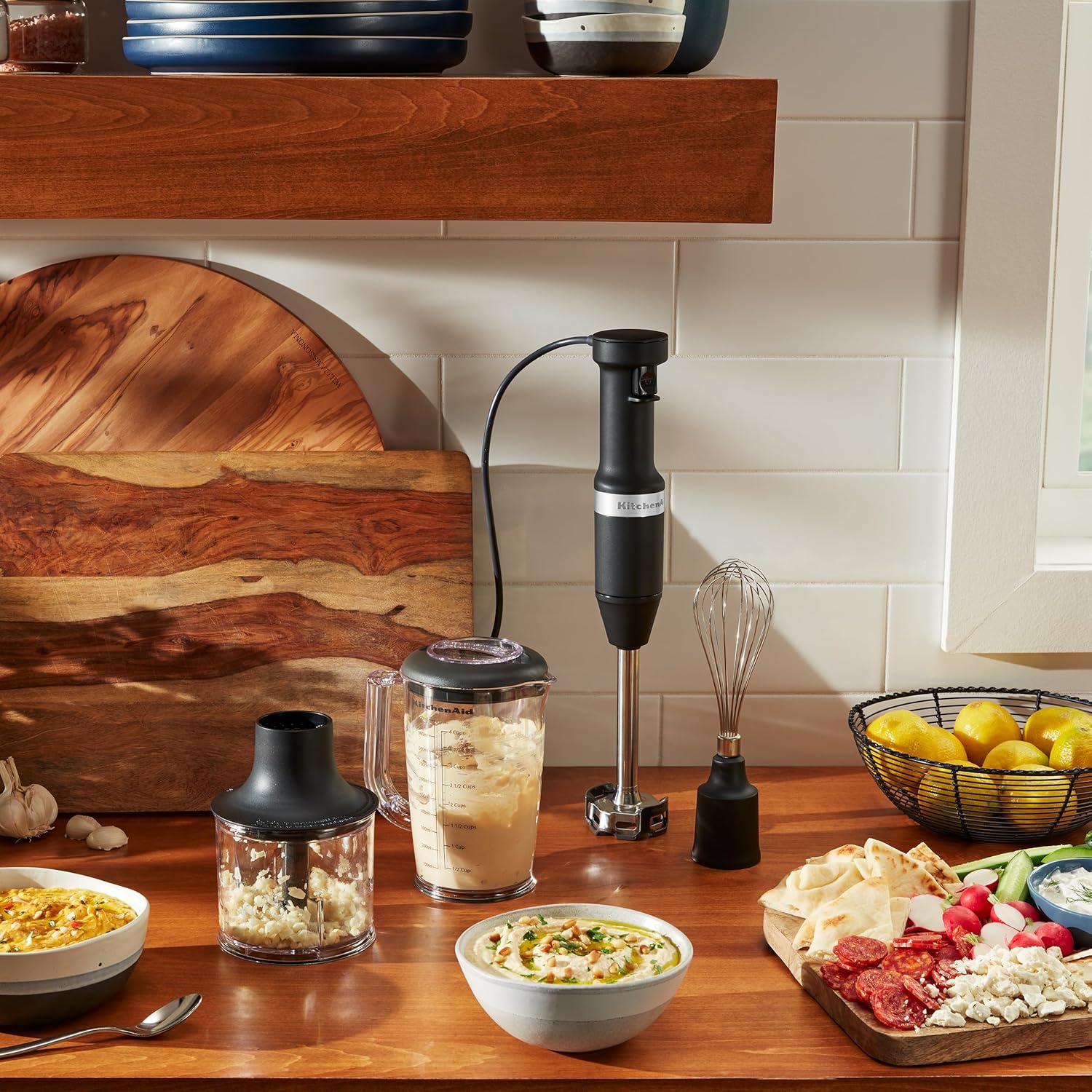 KitchenAid Variable Speed Corded Hand Blender KHBV53, Matte Black