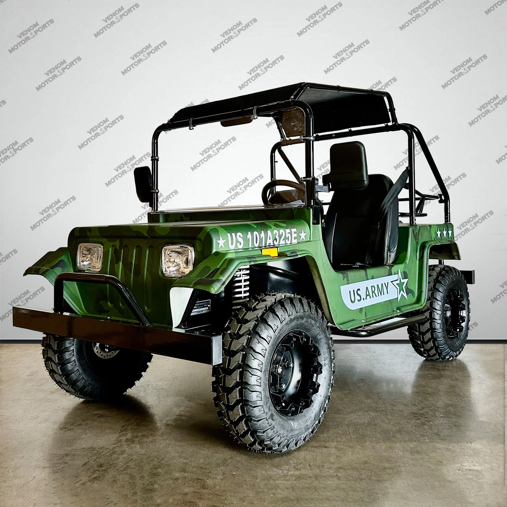 Venom 200cc Mini Jeep | Willys Edition | Full-Size | Automatic