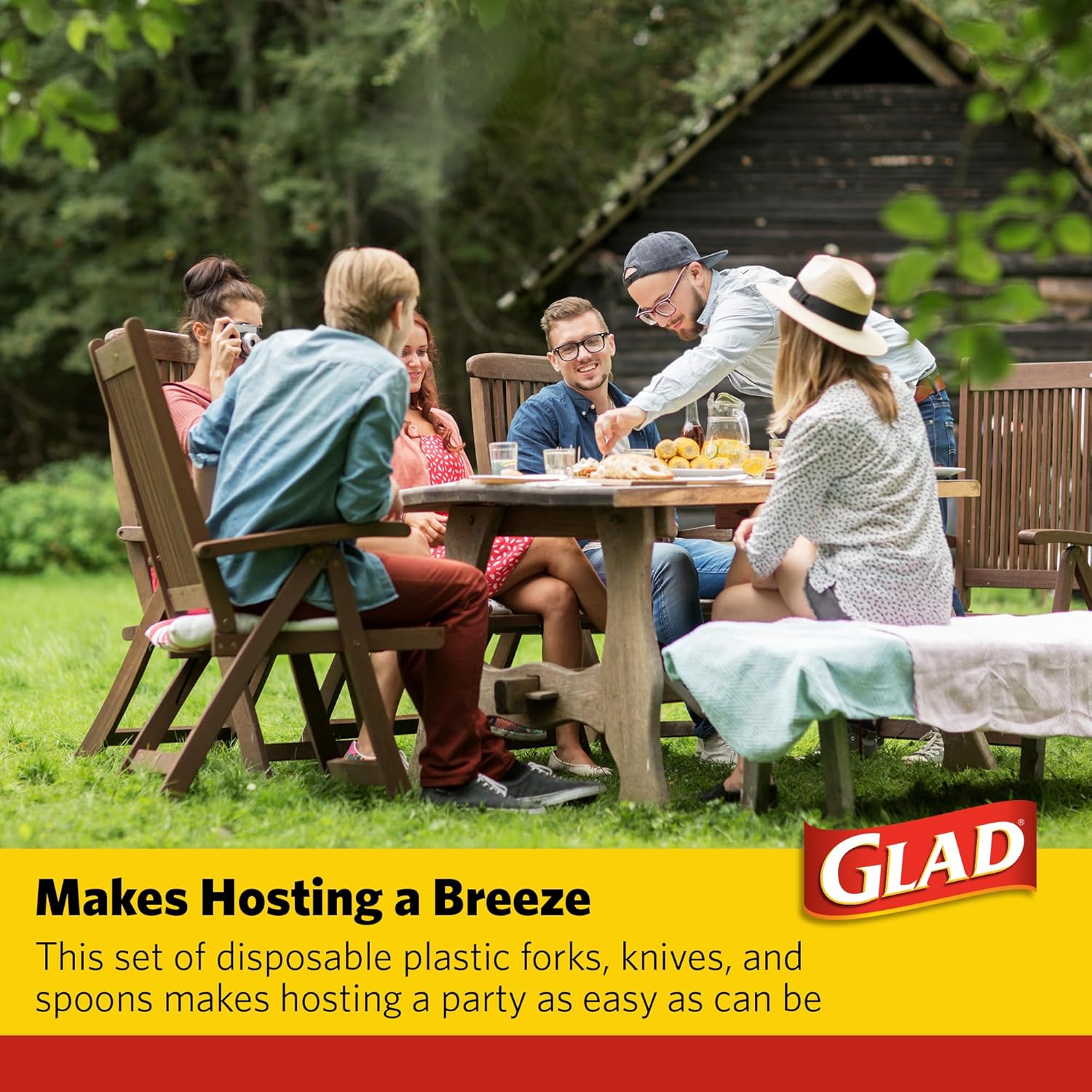 Glad, 240 Count (Pack of 1), Clear Assorted Cutlery