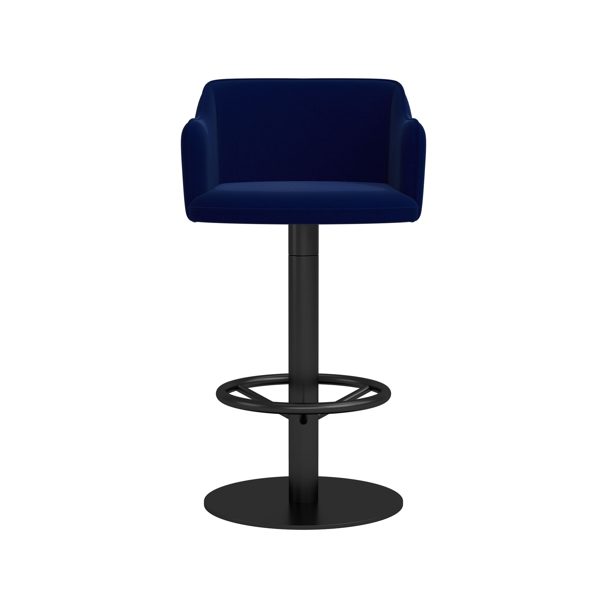 Harding Upholstered Pedestal Counter  & Bar Stool