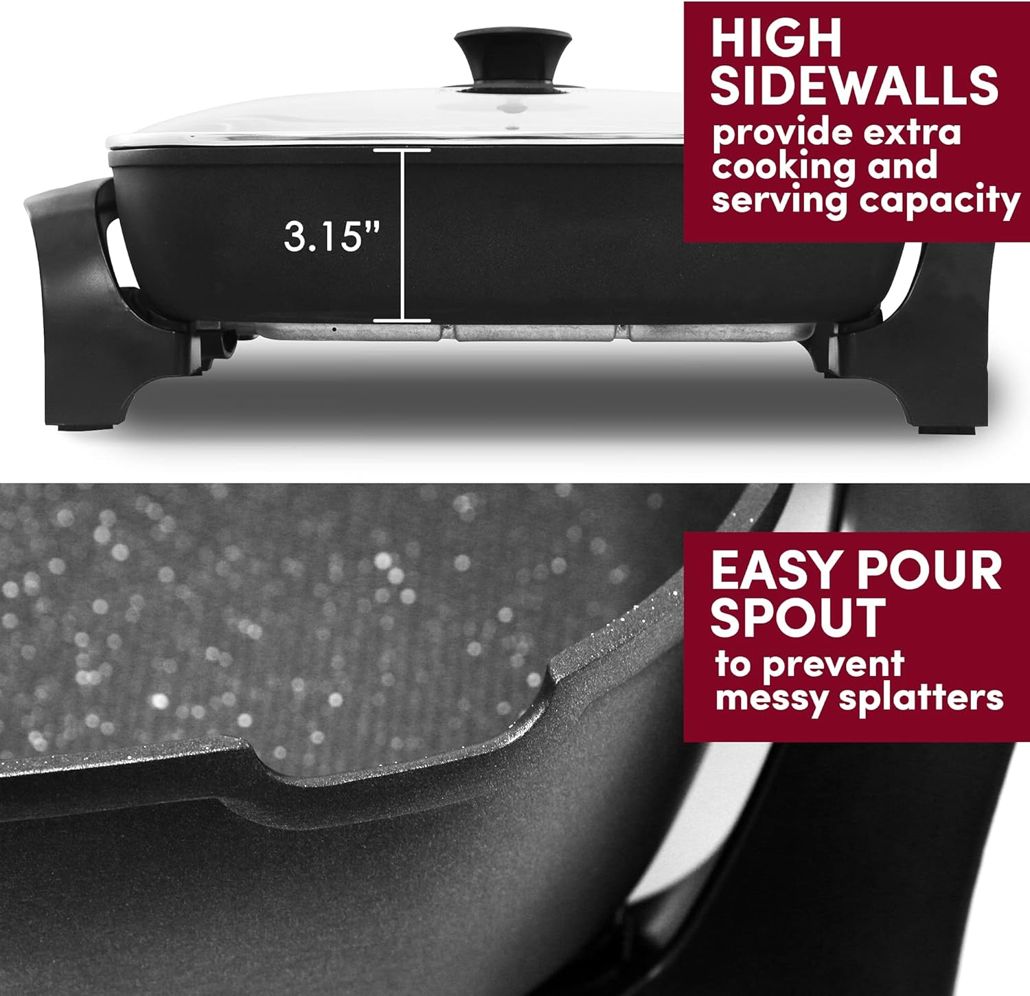 Elite Gourmet EG-6203# Extra Deep 16