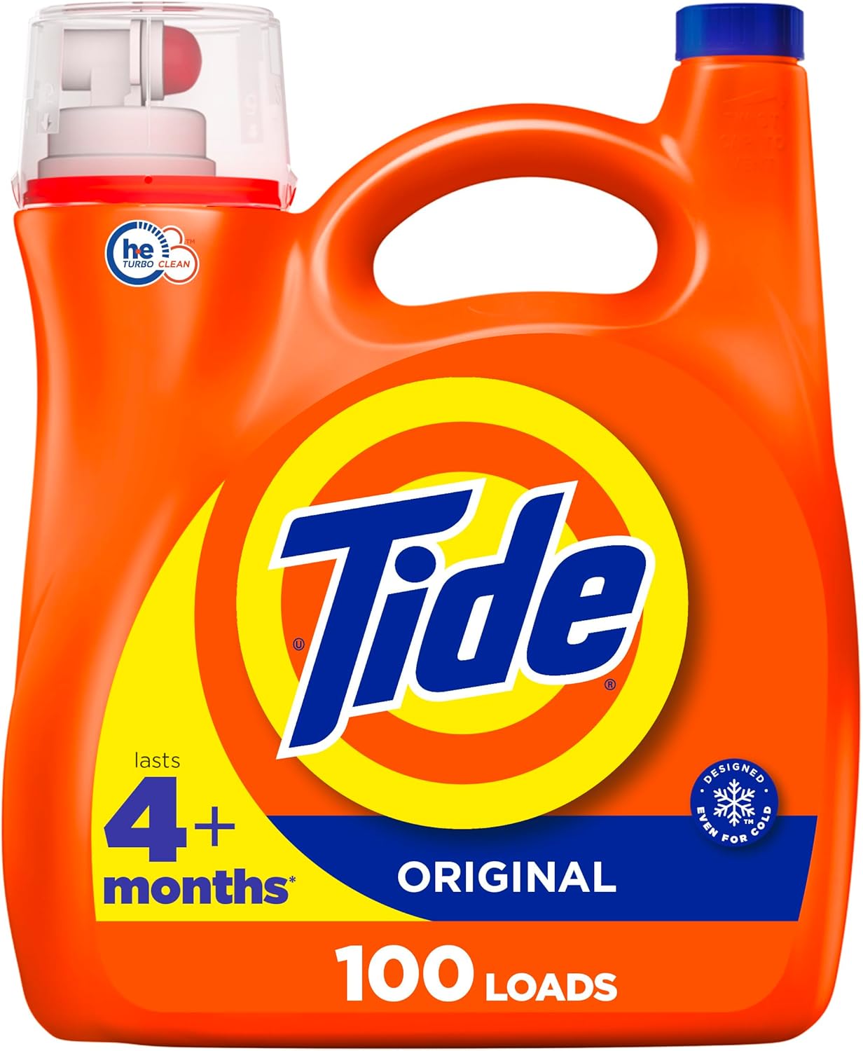 Tide Liquid Laundry Detergent Soap, Original Scent, HE Compatible, 64 Loads, 84 fl oz