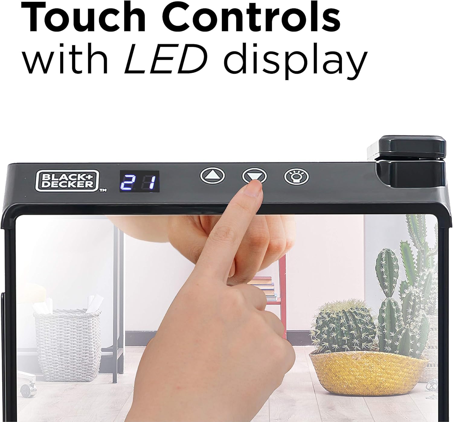 BLACK+DECKER Wine Fridge 12 Bottles, Thermoelectric Wine Cooler Refrigerator with Mirrored Front, Freestanding 12 Bottle Wine Fridge, BD60336