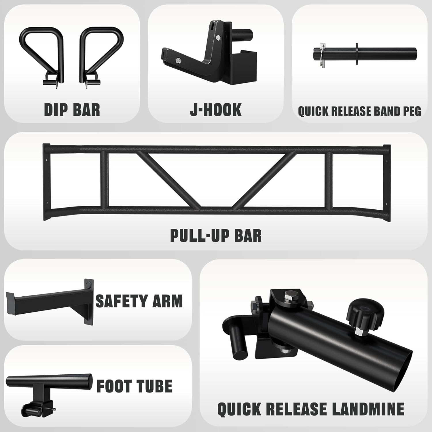 RitFit M1 & M1 Pro Smith Machine with Cable Crossover System, Multi-Function Squat Rack Power Cage for Home Gym, Power Rack and Packages