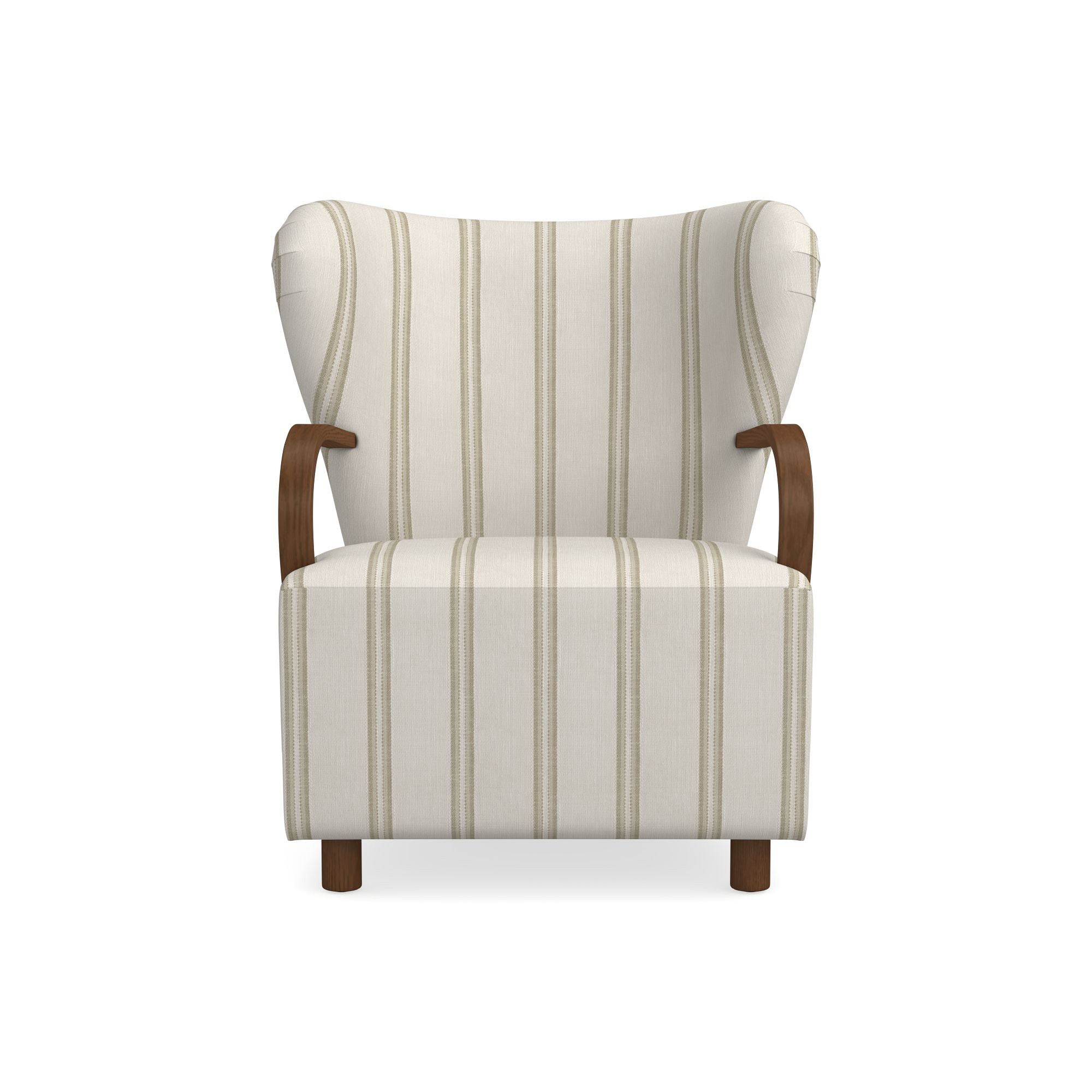 Corban Bentwood Upholstered Occasional Chair