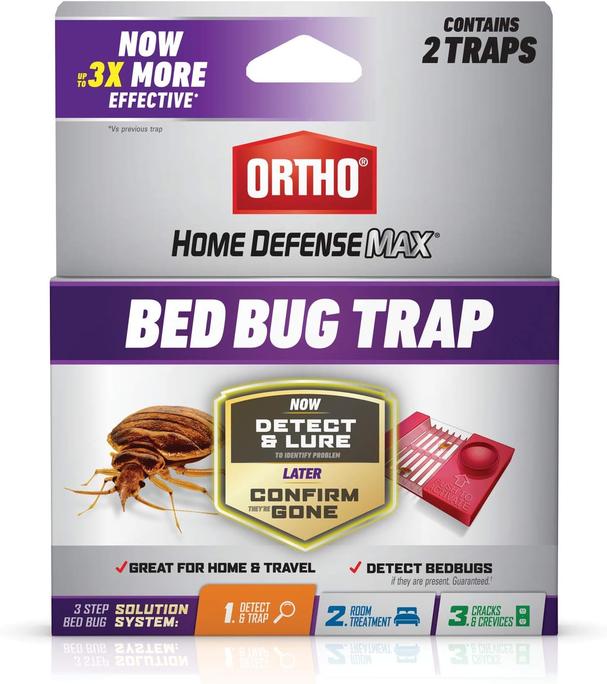 Ortho Home Defense Max Bed Bug, Flea and Tick Killer - With Ready-to-Use Comfort Wand, Kills Bed Bugs and Bed Bug Eggs, Bed Bug Spray Also Kills Fleas and Ticks, 1 gal.