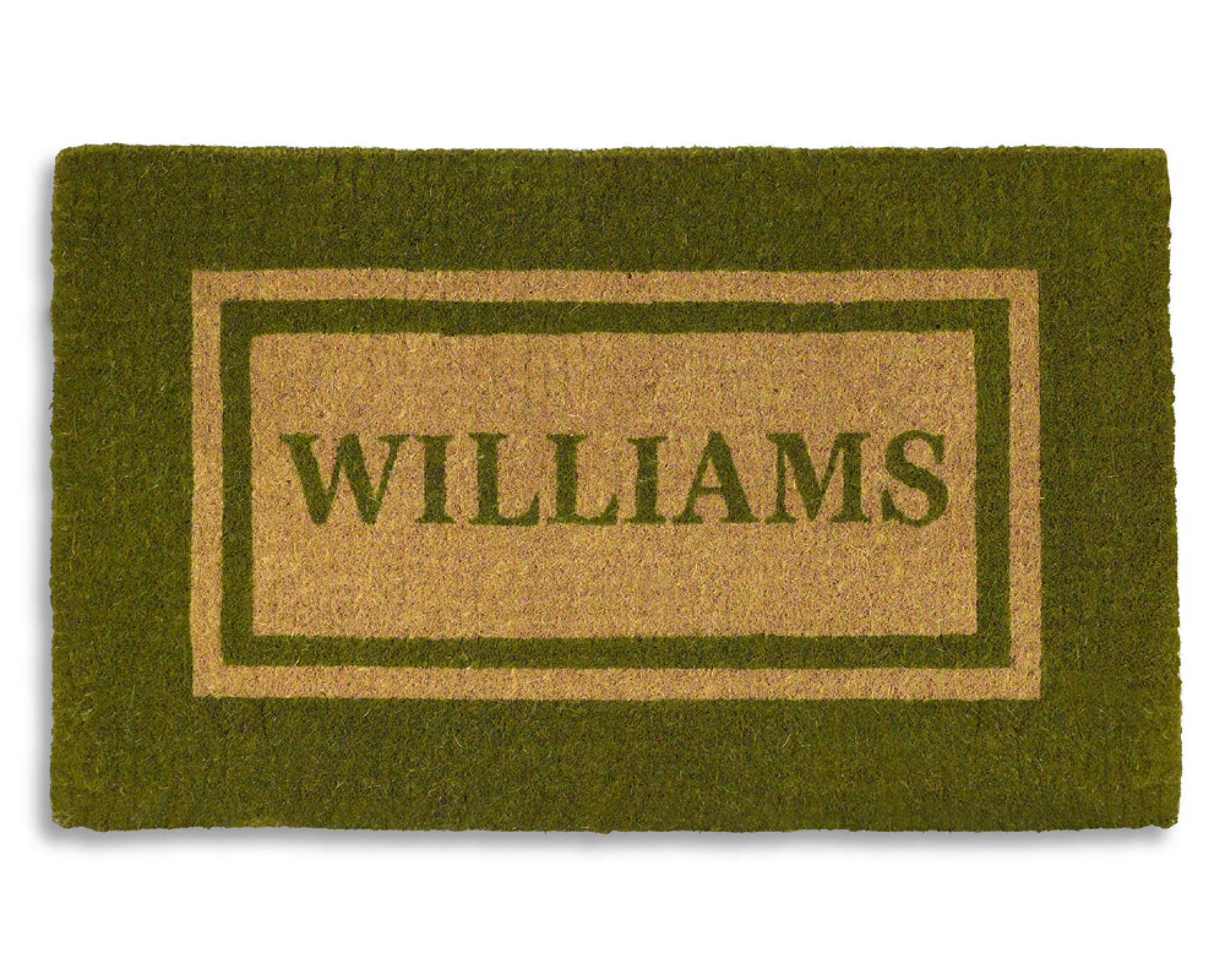 Personalized Double Border Doormat