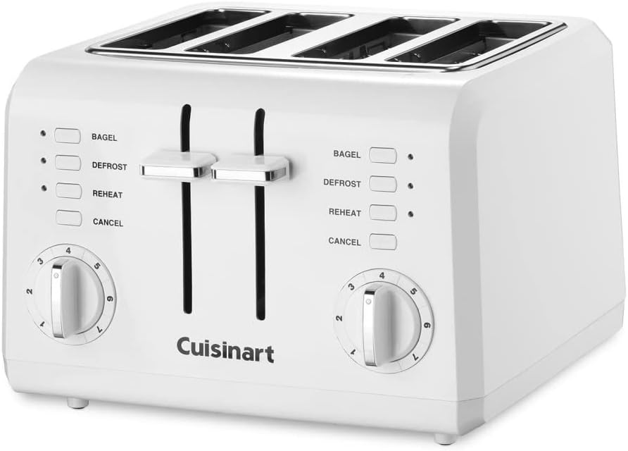Cuisinart CPT-122BK 2-Slice Compact Plastic Toaster, Black