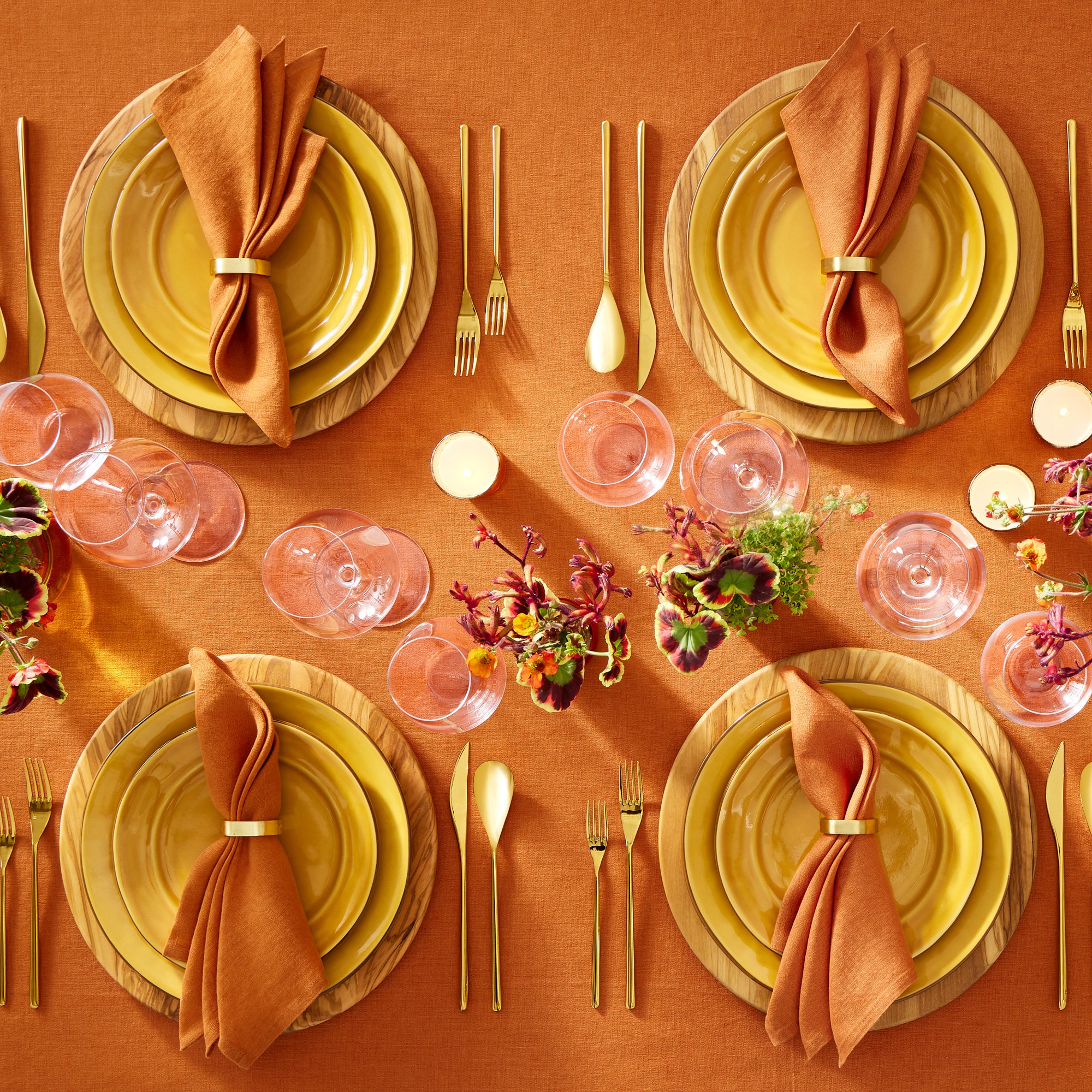Italian Washed Linen Tablecloth