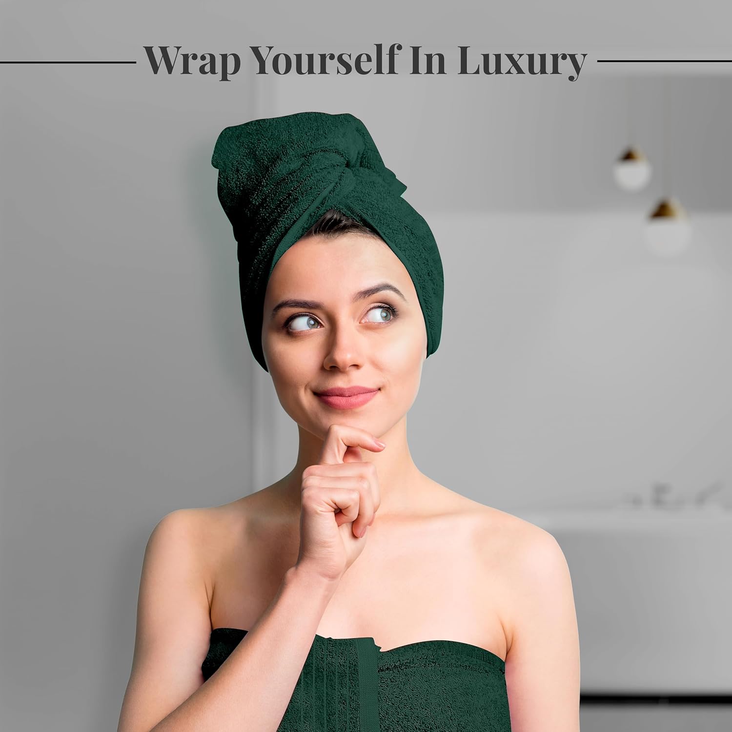 Tens Towels Extra Large Bath Towels 30 x 60 Inches, 100% Cotton, Larger & Lighter, Quicker to Dry, Lighter Weight, Super Soft and Absorbent, Perfect Bathroom Towels