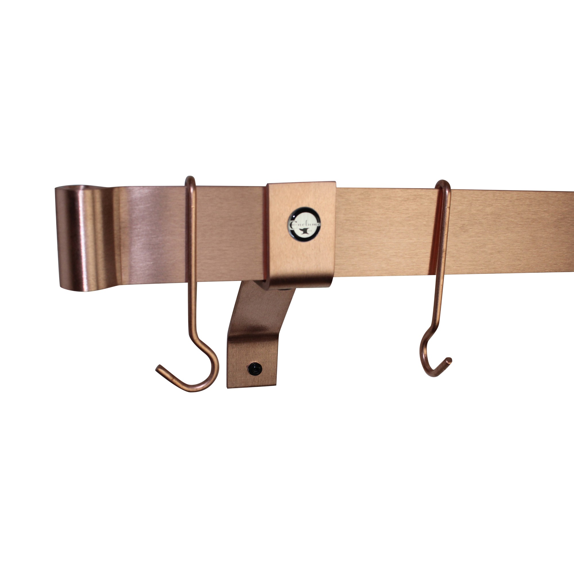 Enclume  Rolled-End Bar Wall-Mounted Pot Rack