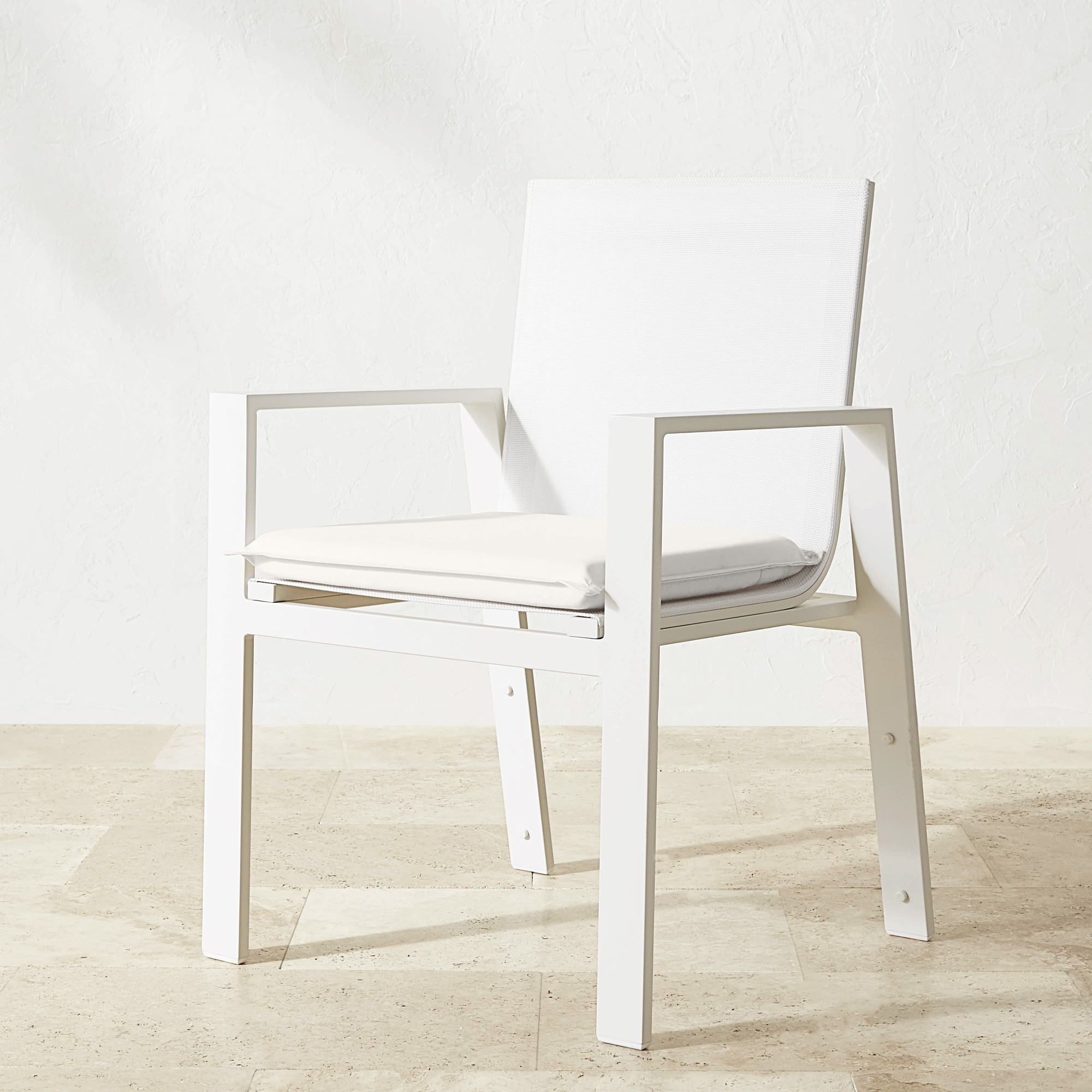 Santa Barbara Outdoor Metal Dining Armchair