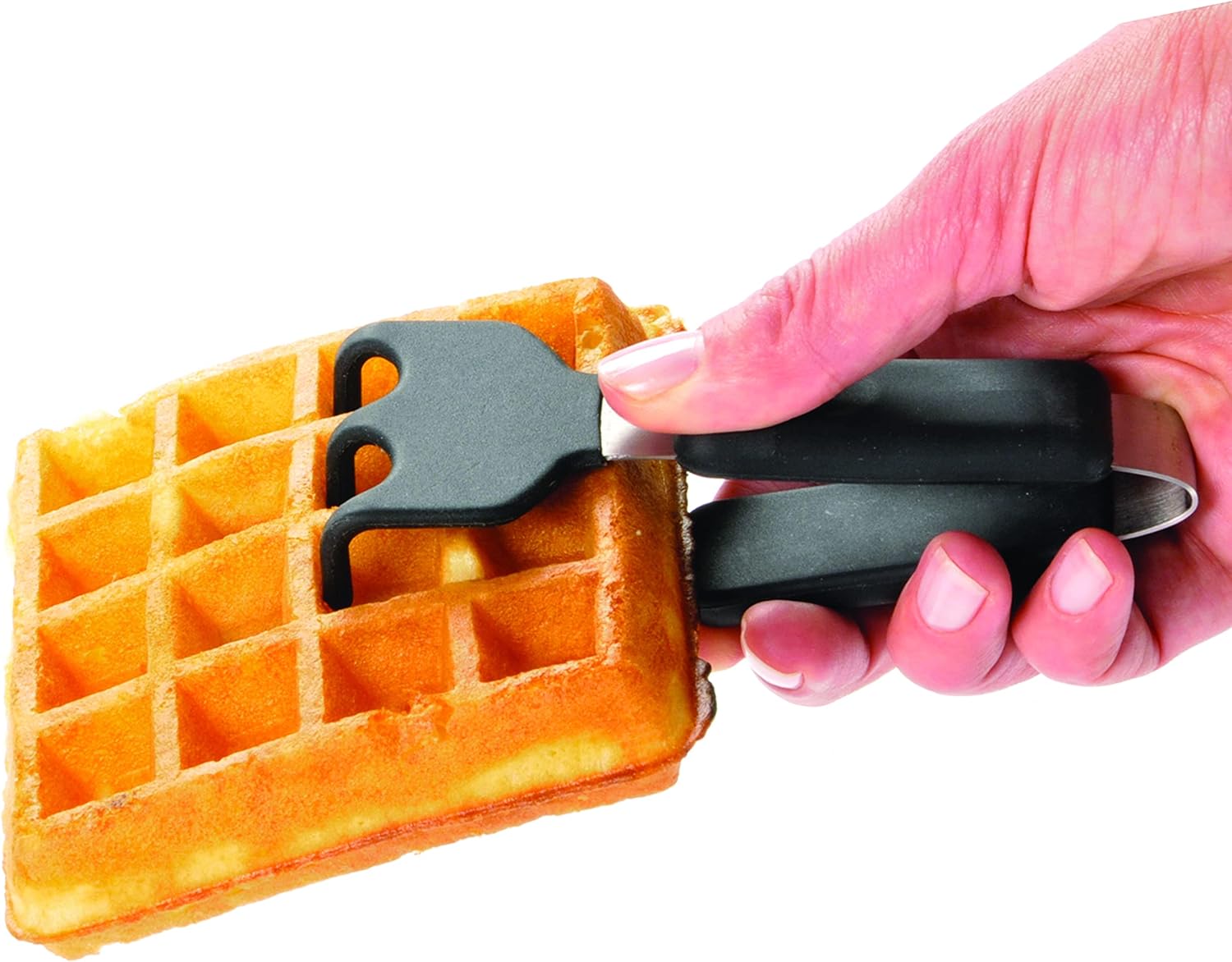 KRUPS: Waffle Maker, Stainless Steel, 4 Slices, 1200 Watts Square, 5 Browning Levels, Removable Plates, Dishwasher Safe, Belgian Waffle Silver and Black