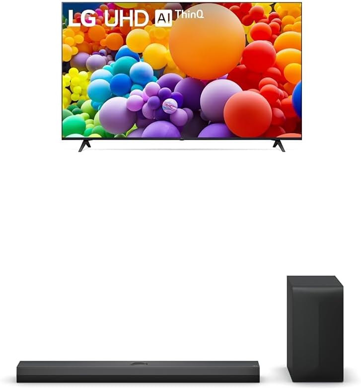 LG 86-Inch Class UT75 Series LED Smart TV 4K Processor Flat Screen AI-Powered with Alexa Built-in (86UT7590PUA, 2024)