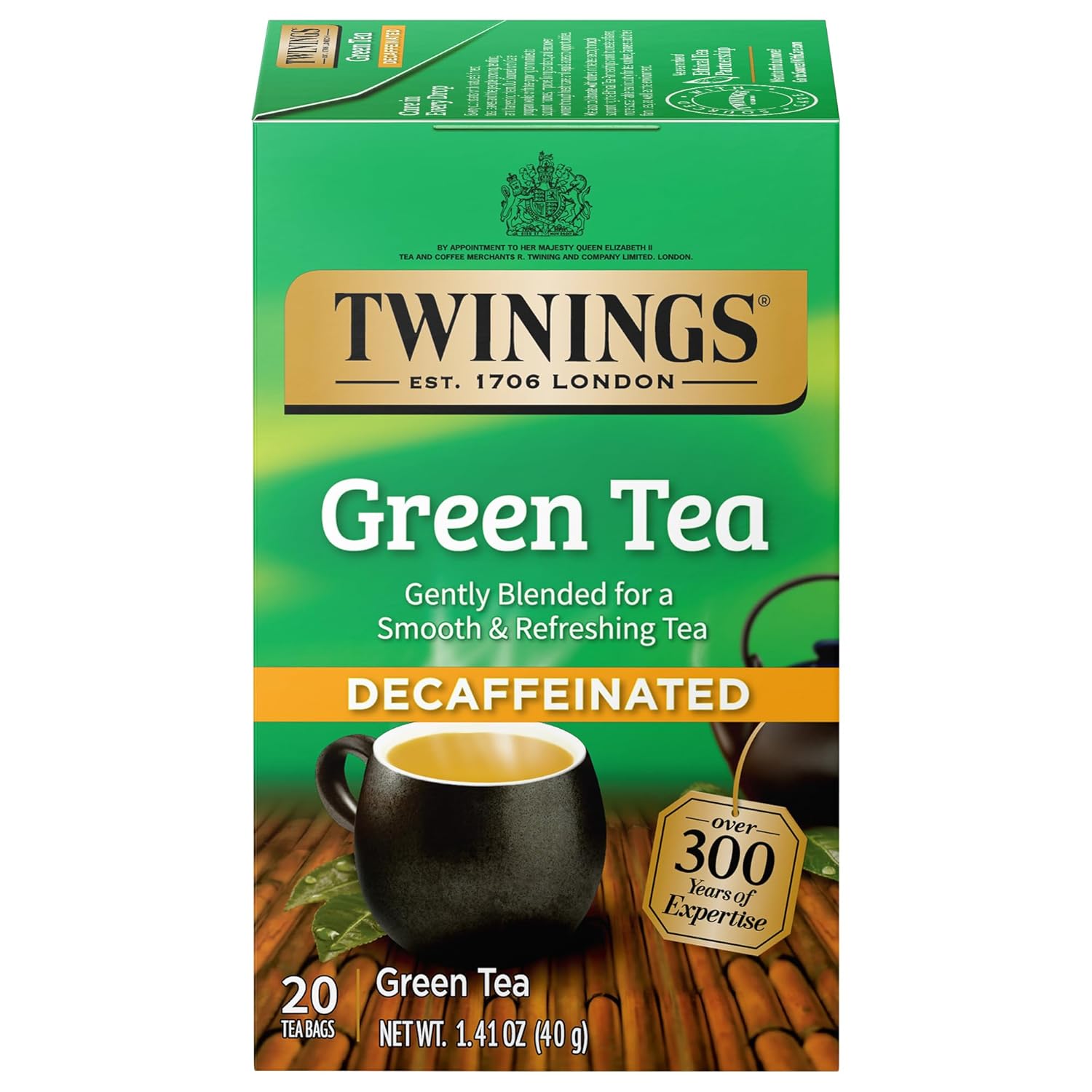 Twinings English Breakfast Black Tea Individually Wrapped Bags, 100 Count (Pack of 1), Smooth, Flavourful, and Robust, Caffeinated, Enjoy Hot or Iced | Packaging May Vary