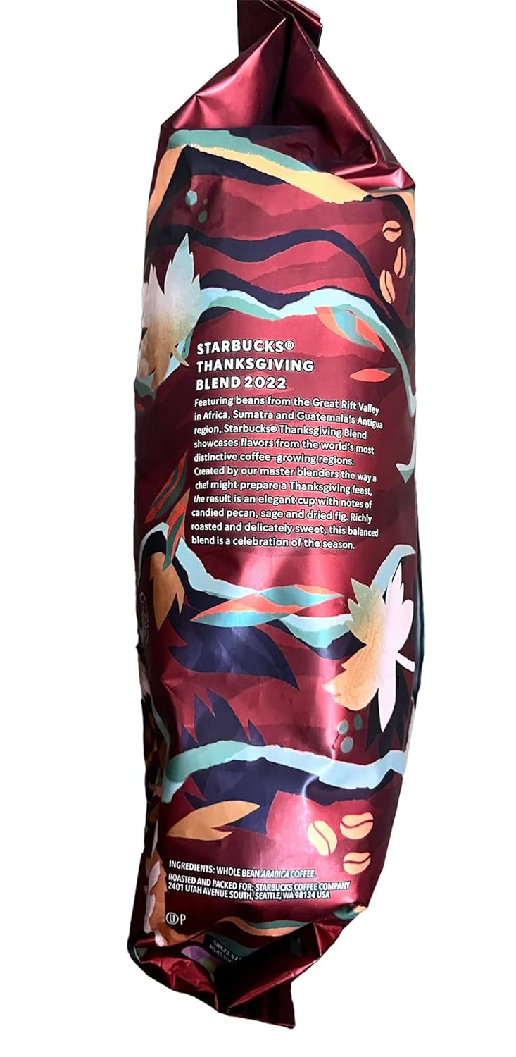 Starbucks Whole Bean Coffee, Dark Roast Coffee, Espresso Roast, 100% Arabica, 1 bag (40 oz)