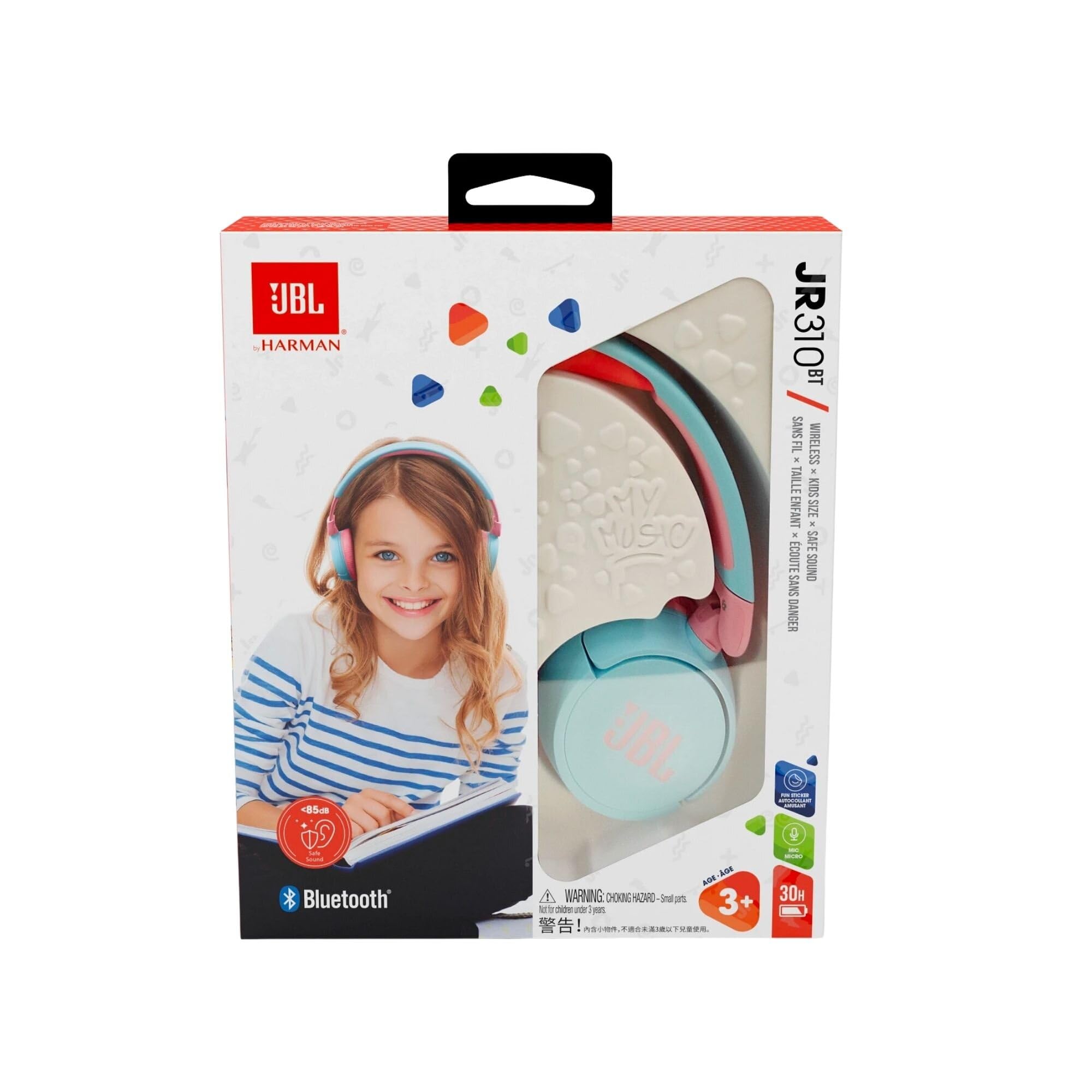 JBL Jr310BT Kids Wireless On-Ear Headphones