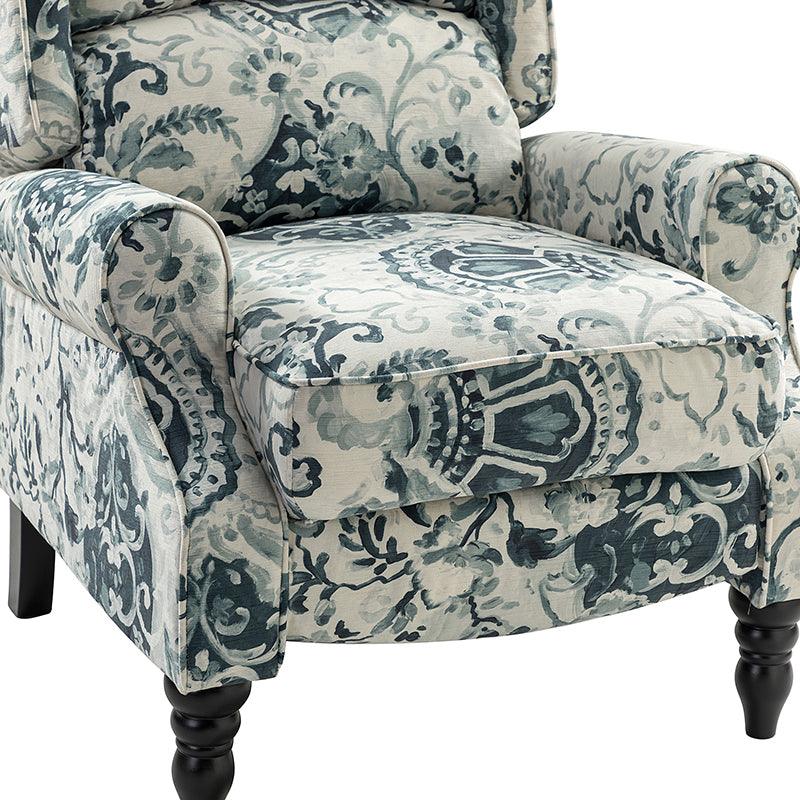 Erdeni Upholstered Manual Wingback Recliner Chair