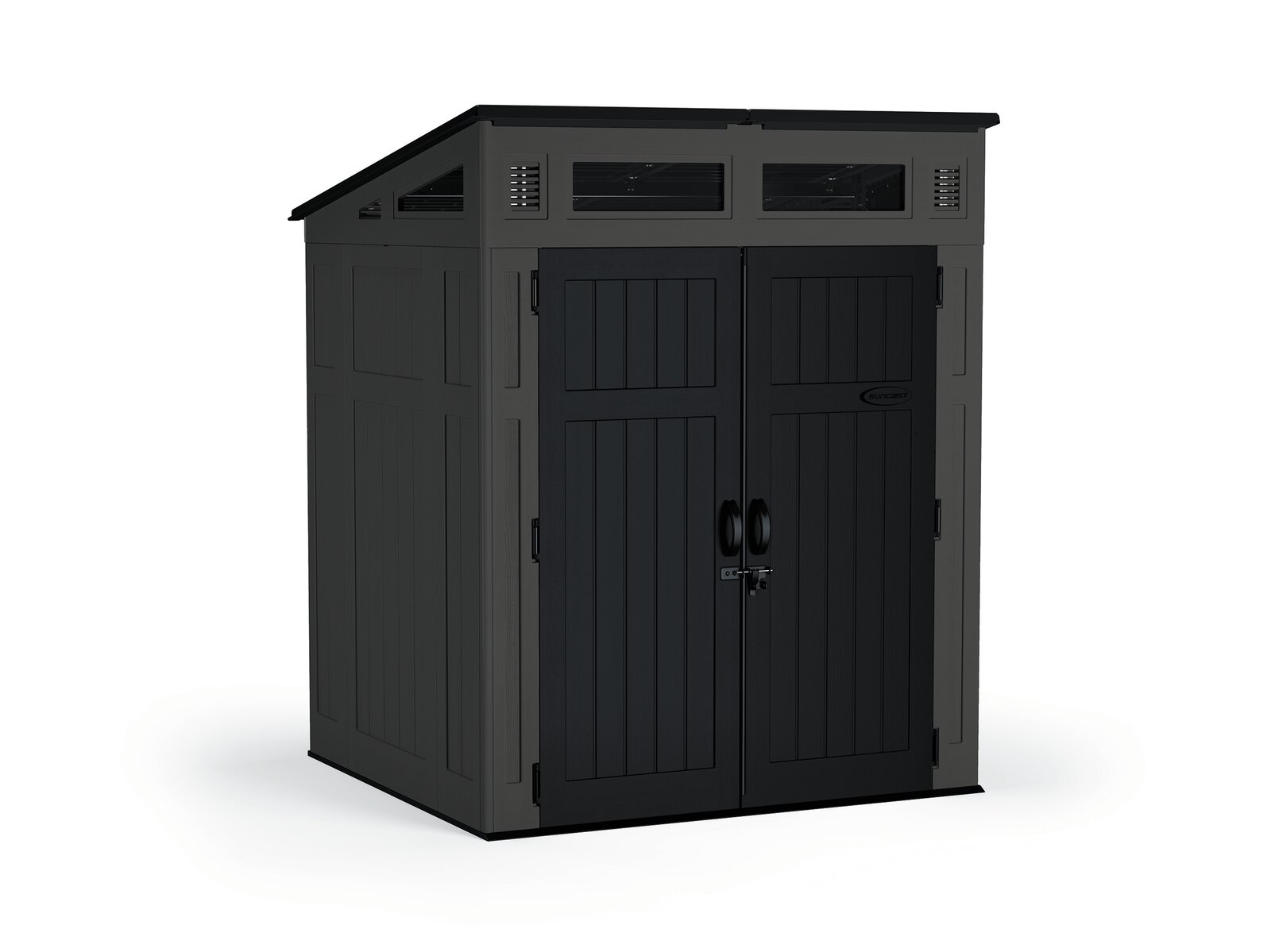 Modernist 7 ft. W x 7 ft. D Plastic Storage Shed