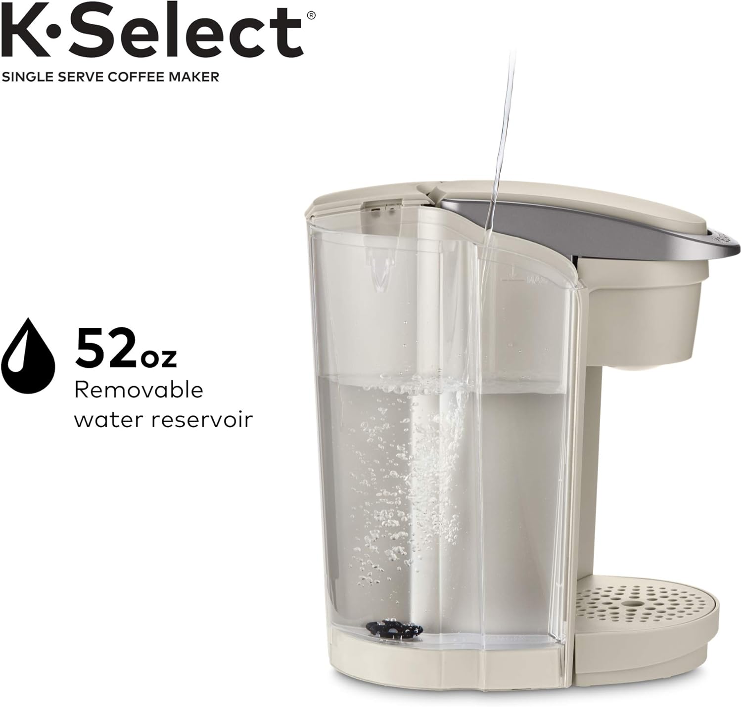 Keurig K-Select Single-Serve K-Cup Pod Coffee Maker, Matte Black