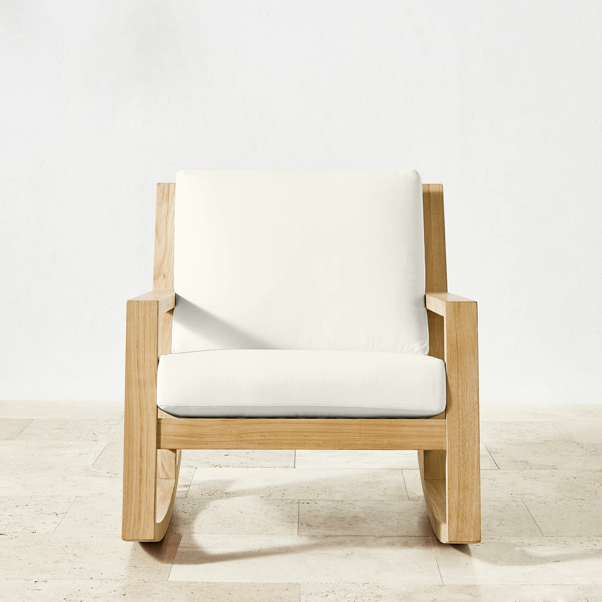 Larnaca Outdoor Natural Teak Rocker