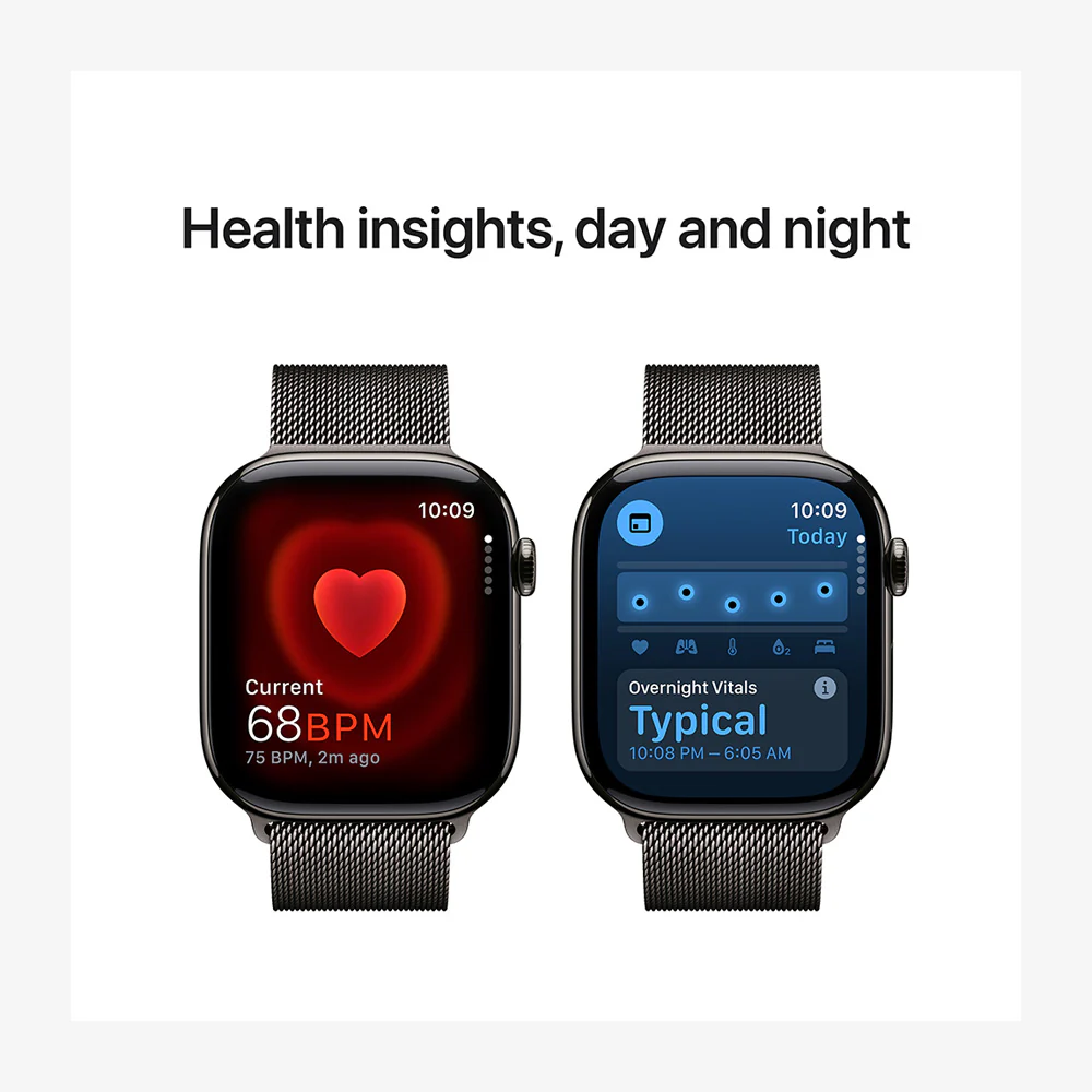 Watch Series 10 GPS + Cellular Titanium Case Milanese Loop