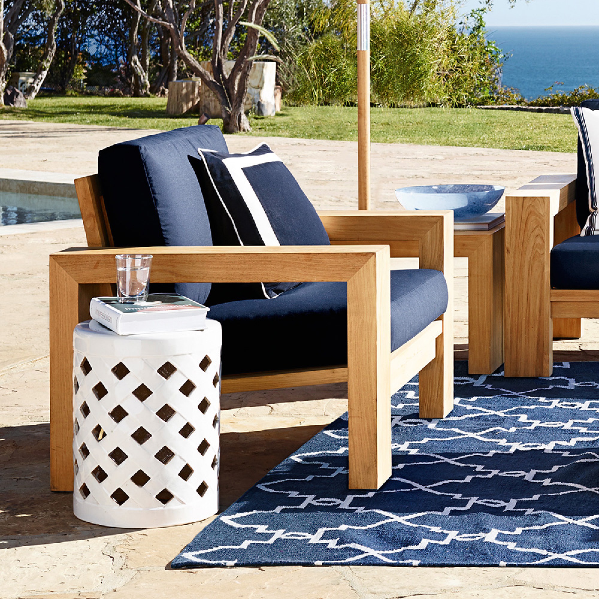 Larnaca Outdoor Teak Club Chair