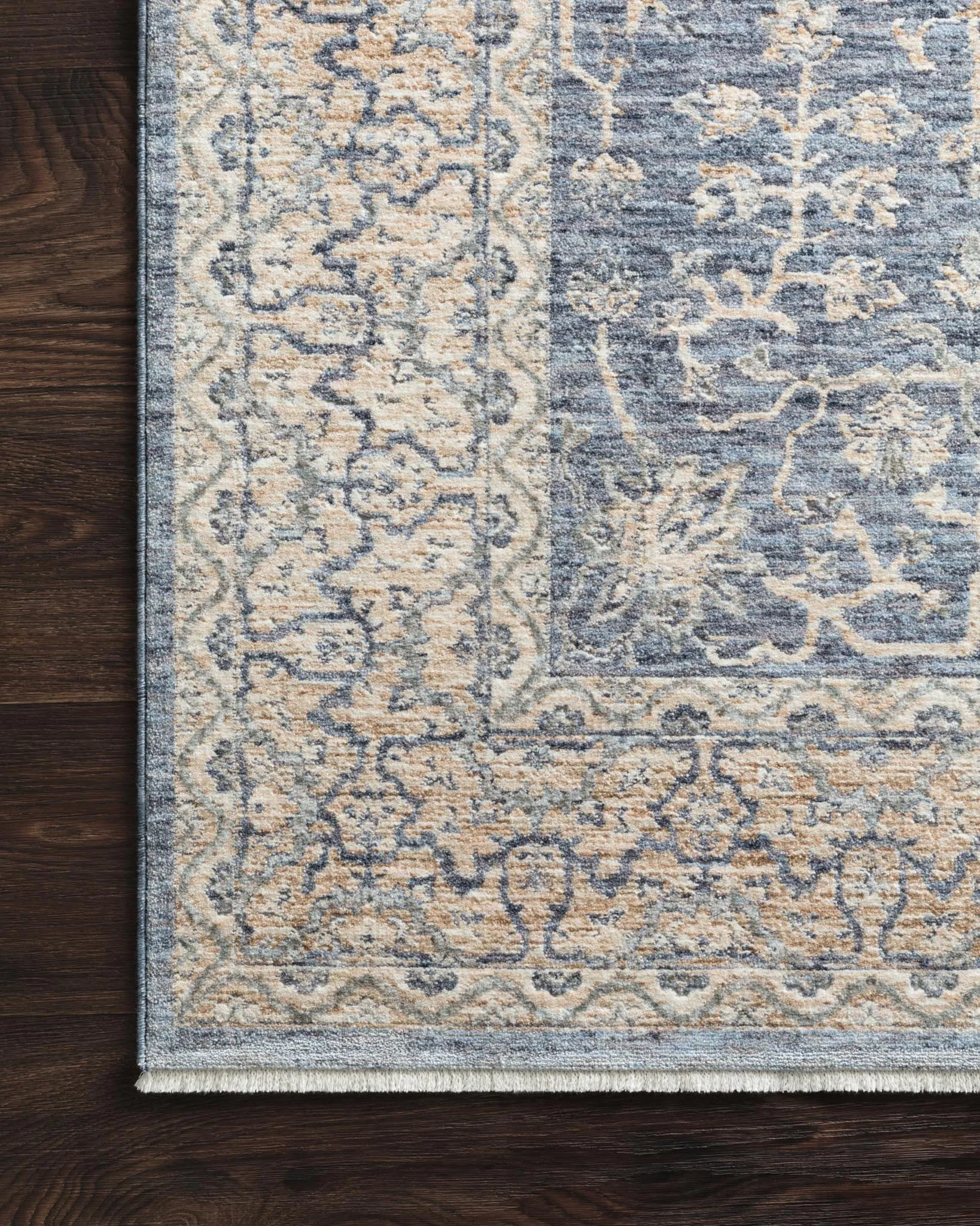 Pandora PAN-04 Dark Blue/Ivory Rug