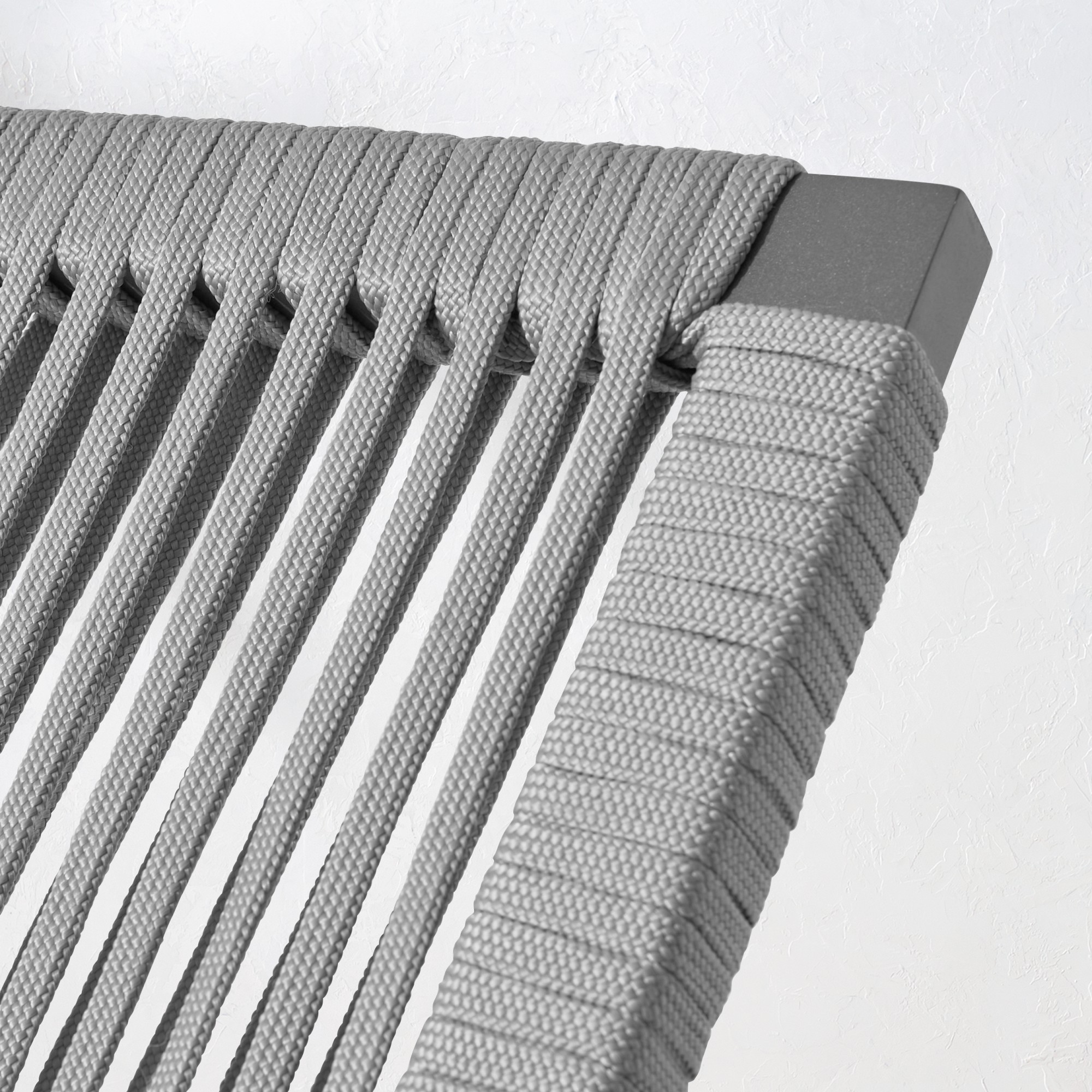 Pasadena Outdoor Metal and Rope Chaise