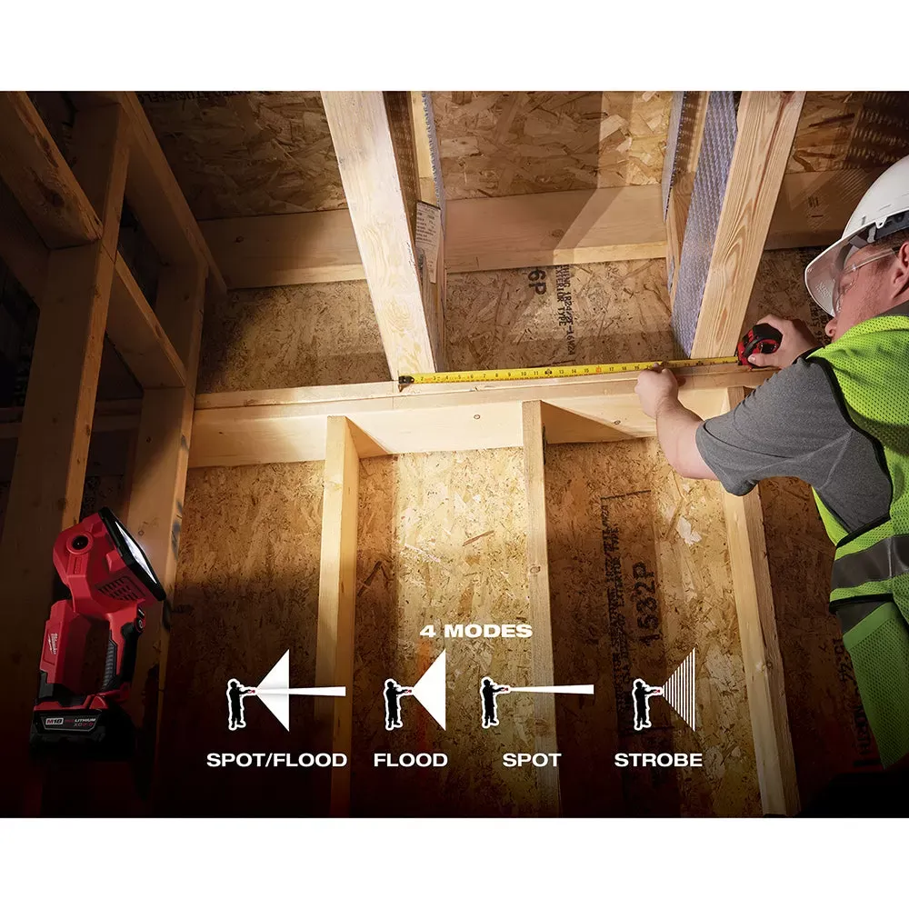 Milwaukee 2354-20 M18 18V LED Cordless Portable Compact Search Light - Bare Tool